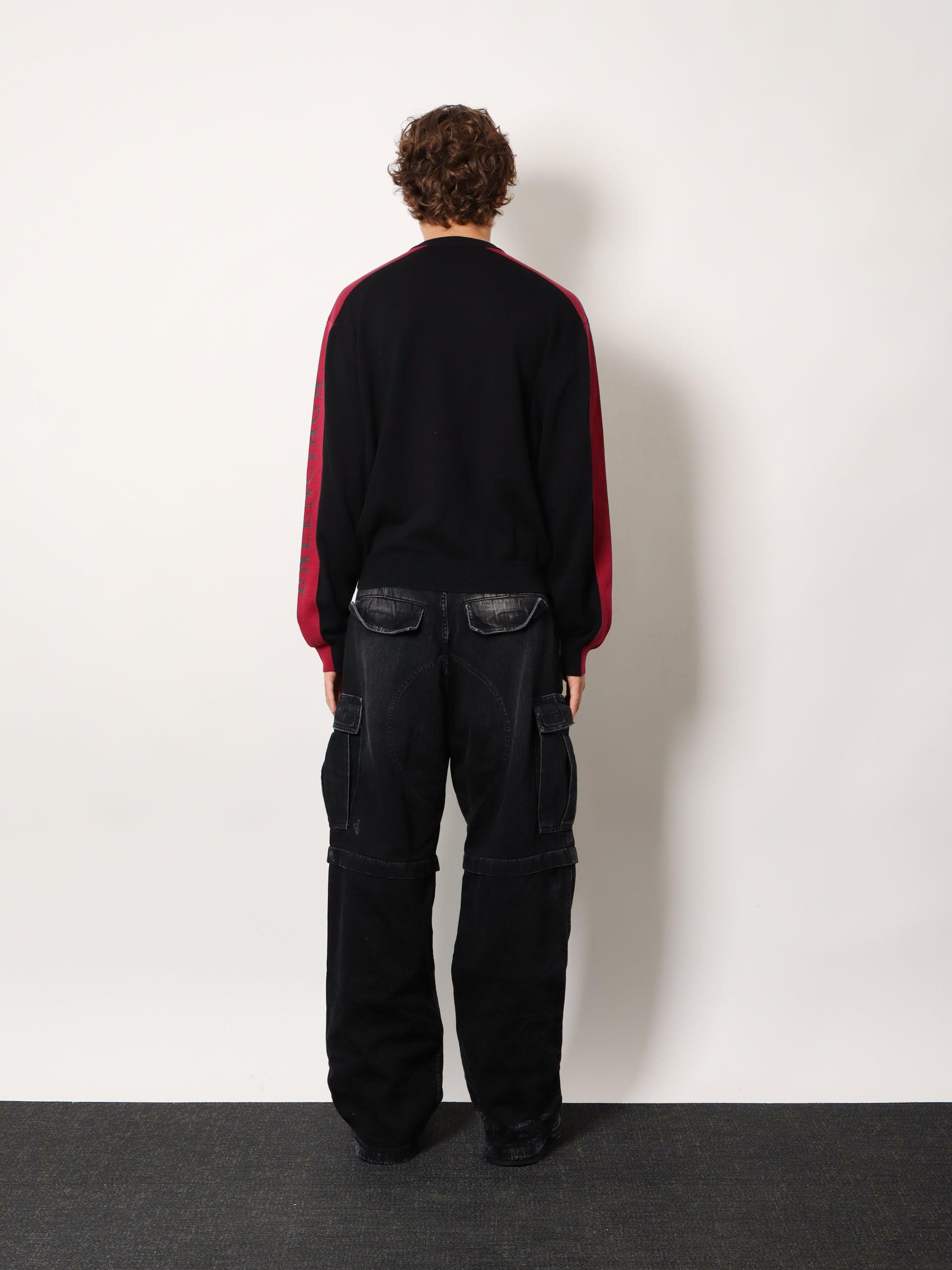 Balenciaga Cotton Sweater With Logo On The Front Size US S / EU 44-46 / 1 - 3 Thumbnail