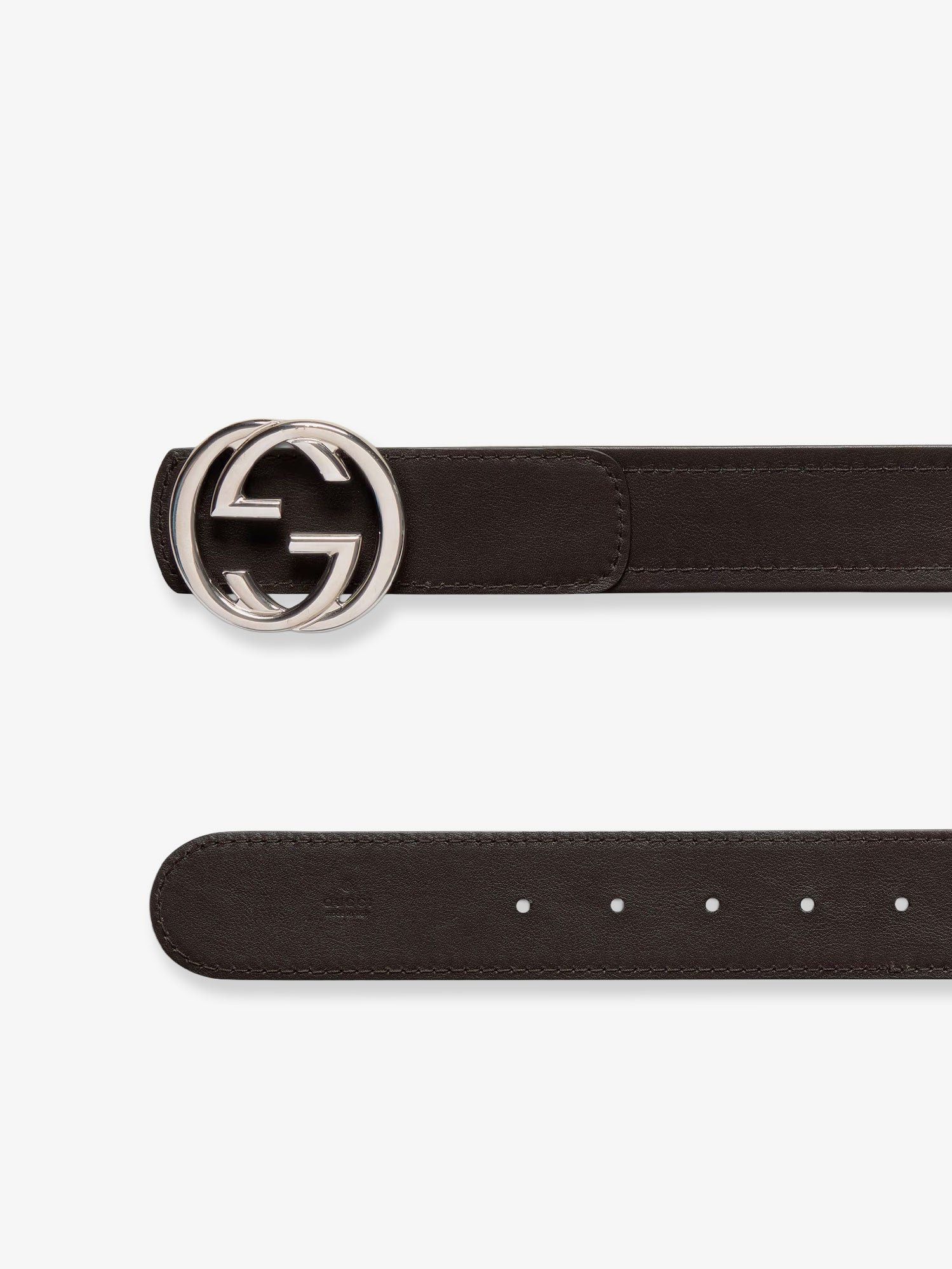 Gucci Web Fabric And Leather Belt Size ONE SIZE - 2 Thumbnail