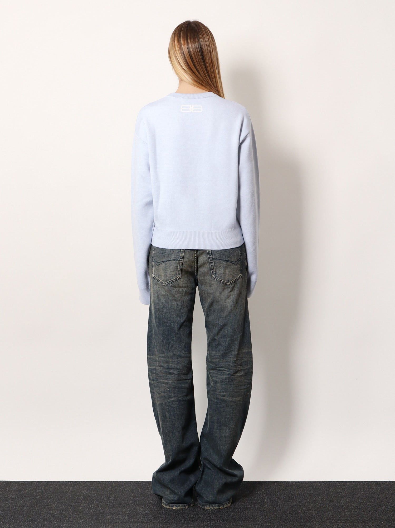 Balenciaga Wool And Cotton Blend Sweater Size L / US 10 / IT 46 - 5 Thumbnail