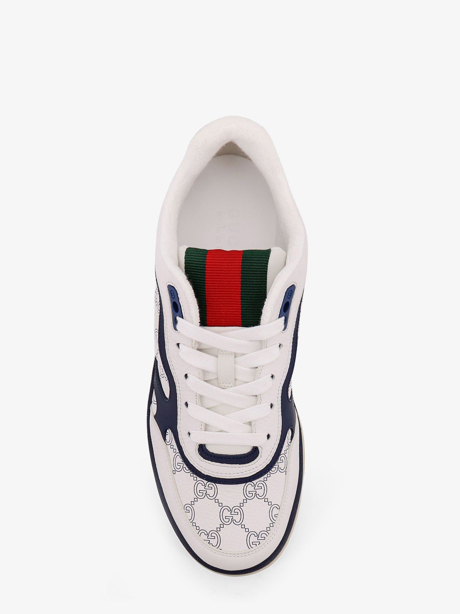 Gucci Re-Web Leather Sneakers Size US 10 / EU 43 - 5 Thumbnail
