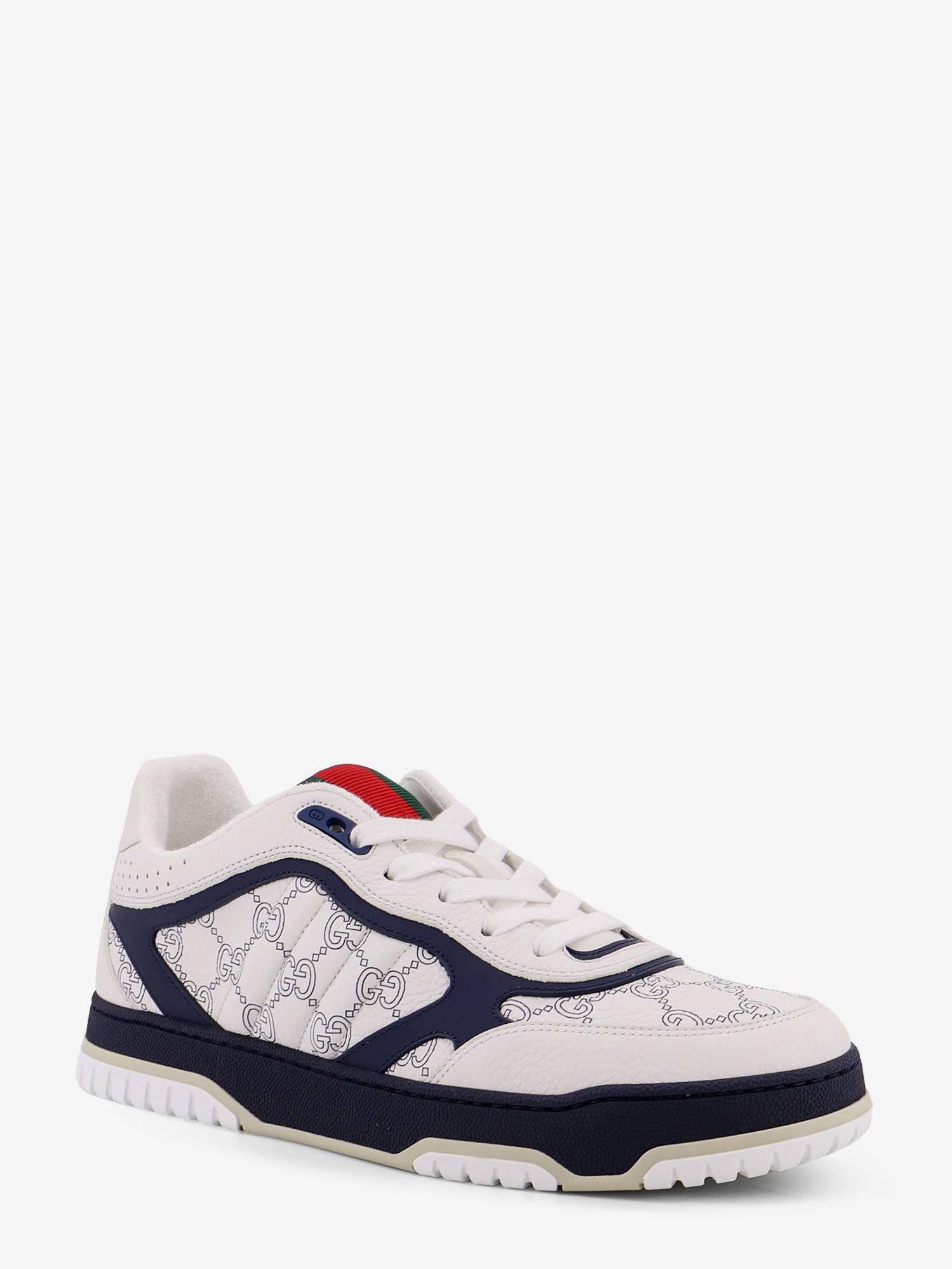 Gucci Re-Web Leather Sneakers Size US 10.5 / EU 43-44 - 2 Thumbnail