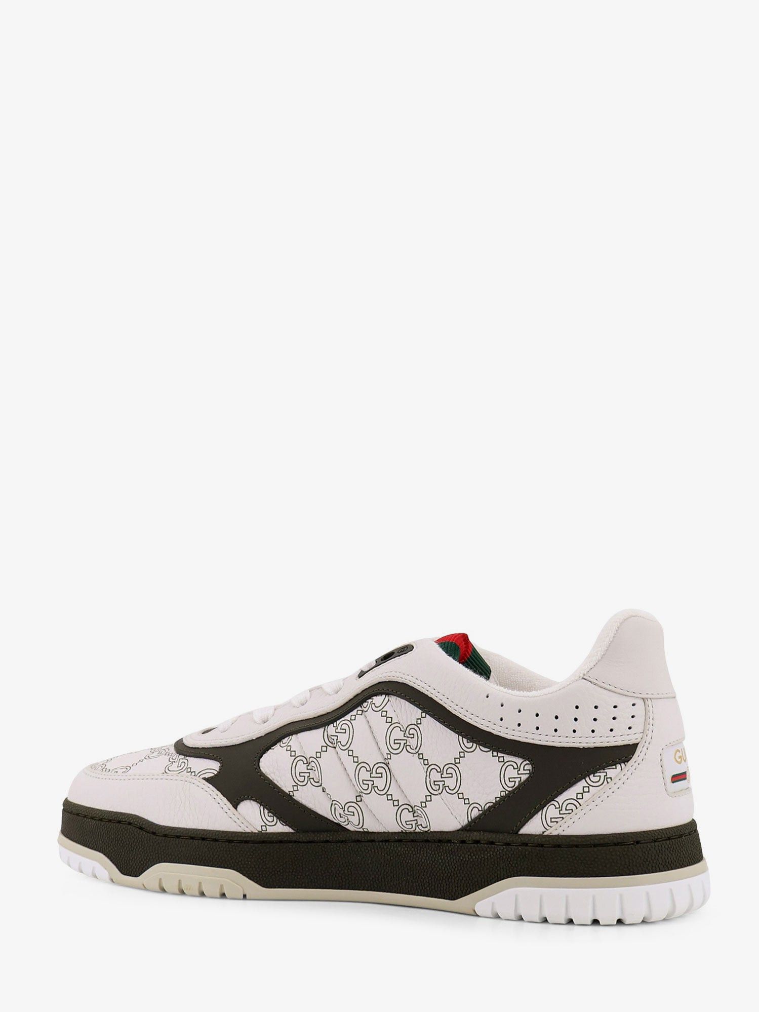 Gucci Re-Web Leather Sneakers Size US 12 / EU 45 - 3 Thumbnail