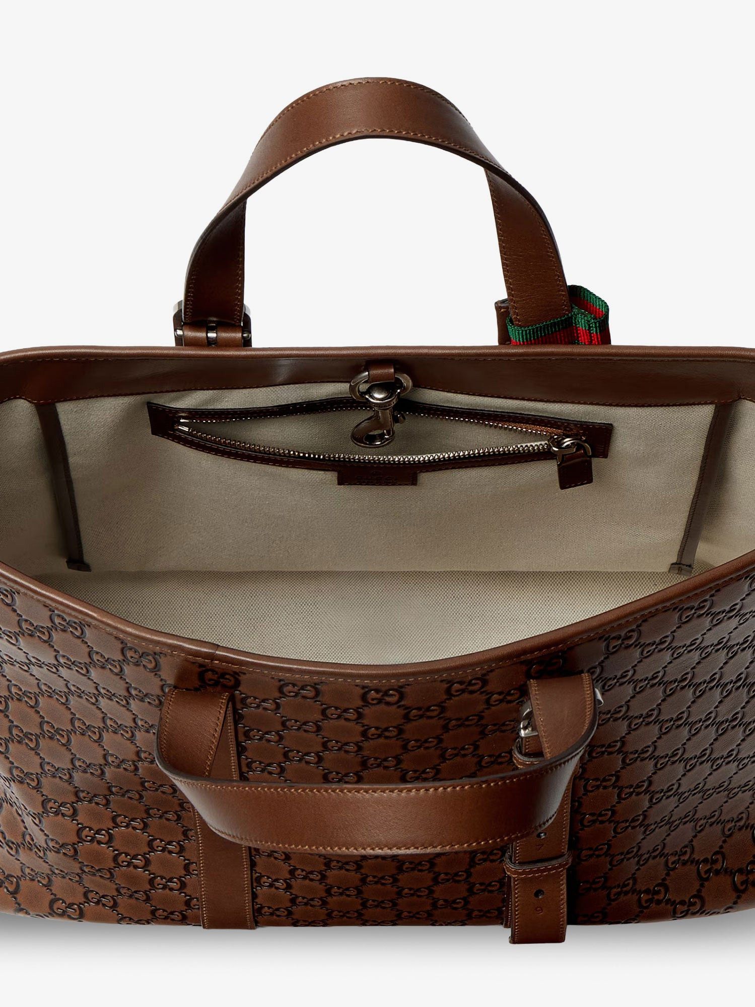 Gucci Gg Emblem Leather Shopping Bag Size ONE SIZE - 5 Thumbnail