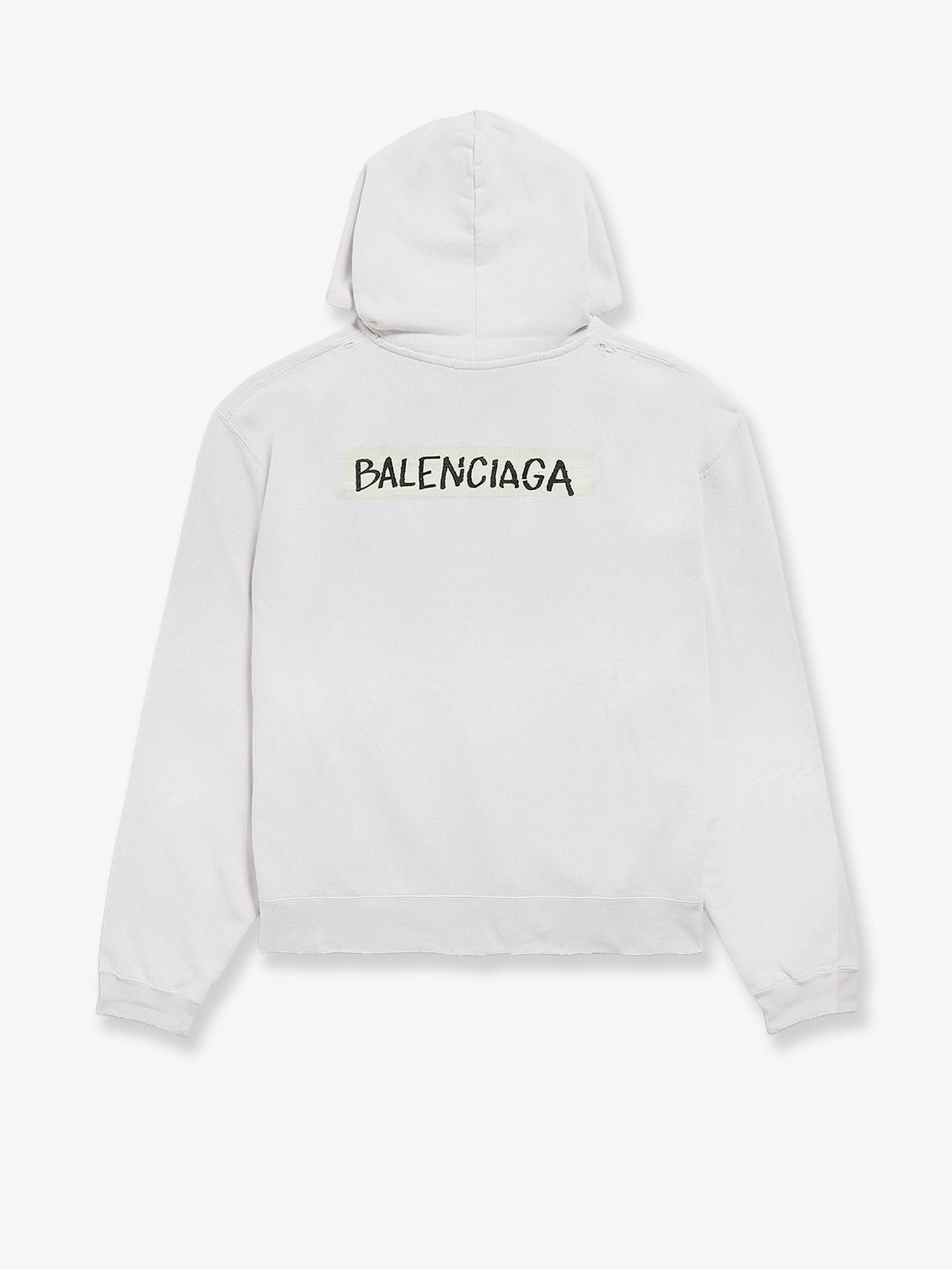 Balenciaga Over Zip-Up Hoodie Cotton Sweatshirt Size US L / EU 52-54 / 3 - 2 Thumbnail