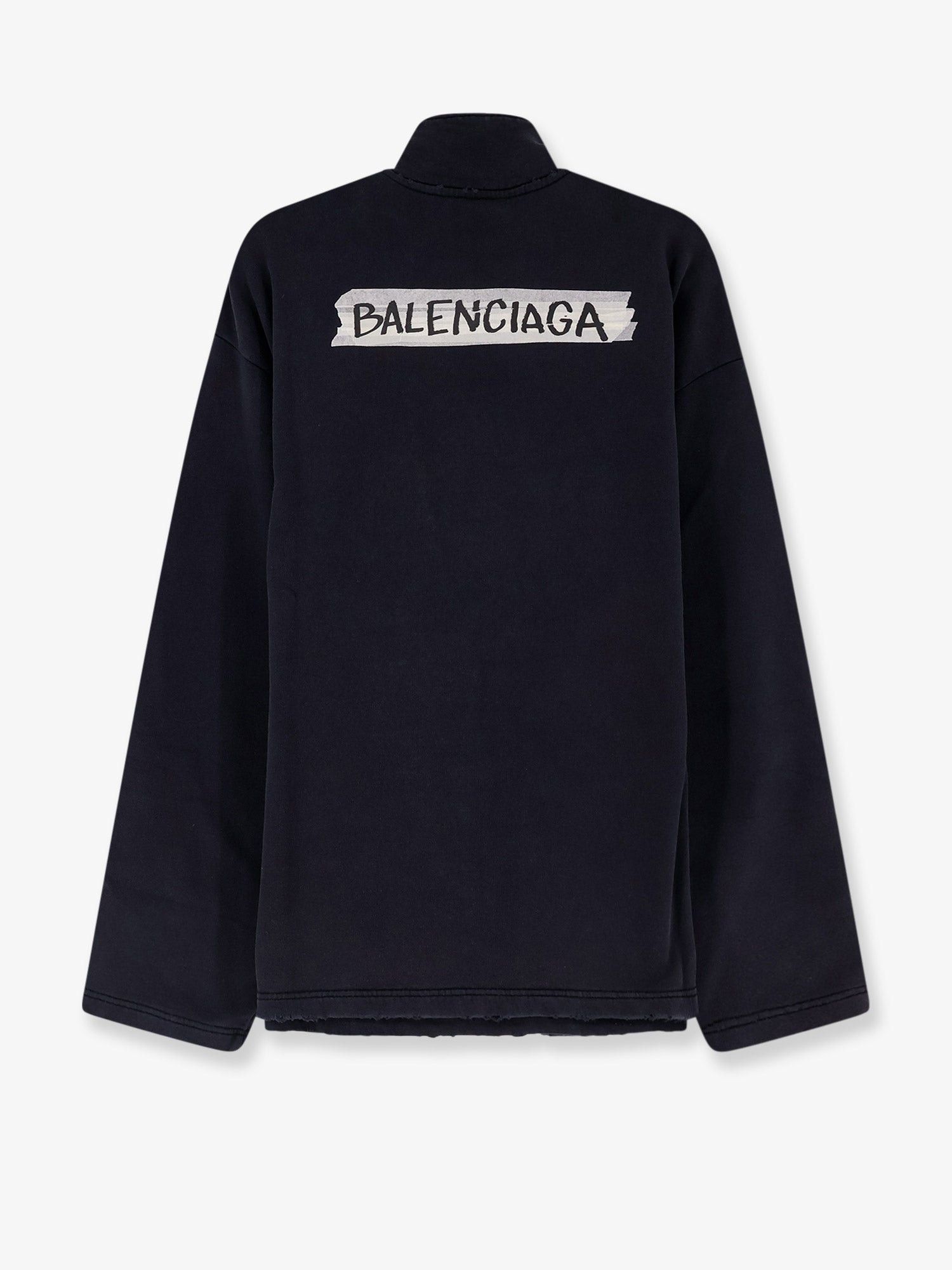 Balenciaga Cotton Sweatshirt Size US L / EU 52-54 / 3 - 2 Thumbnail