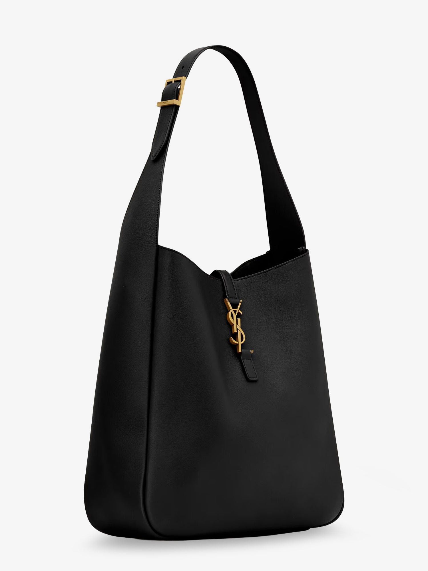 Saint Laurent Paris Le 5 Ã 7 Hammered Leather Shoulder Bag Size ONE SIZE - 3 Thumbnail