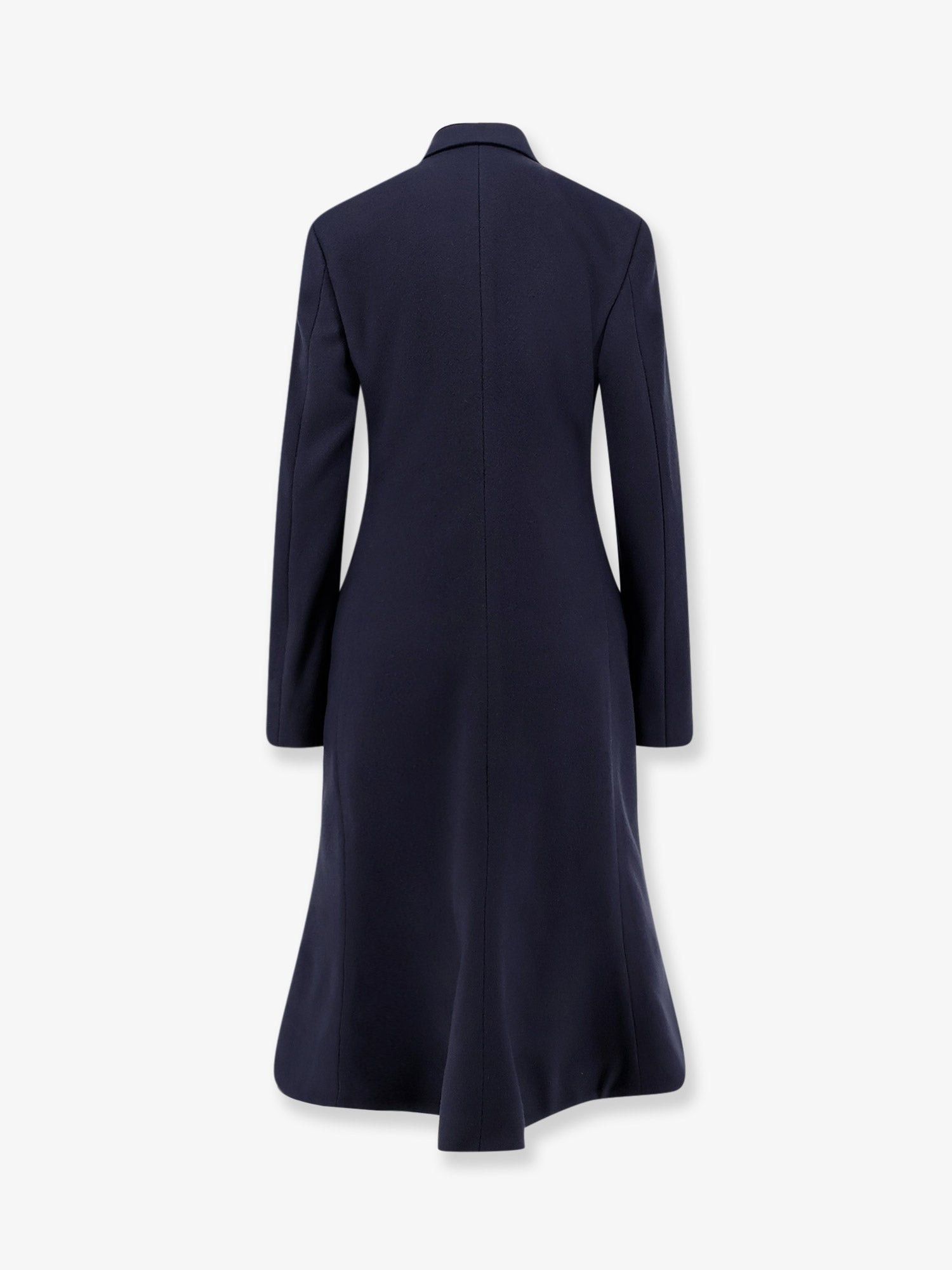 Balenciaga Godet Midi Double-Breasted Wool Coat Size XS / US 0-2 / IT 36-38 - 2 Thumbnail