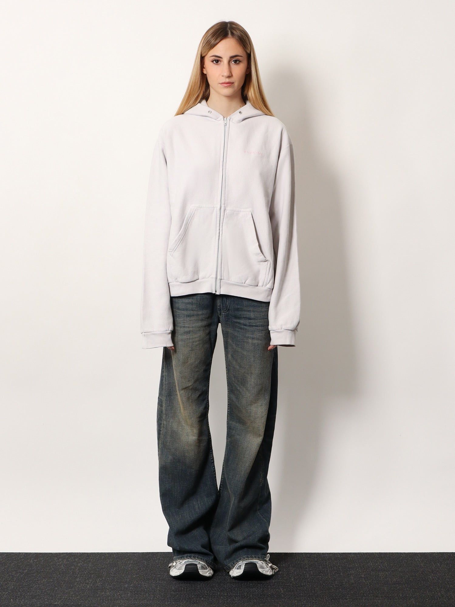 Balenciaga Cotton Hooded Sweatshirt Size S / US 4 / IT 40 - 4 Thumbnail