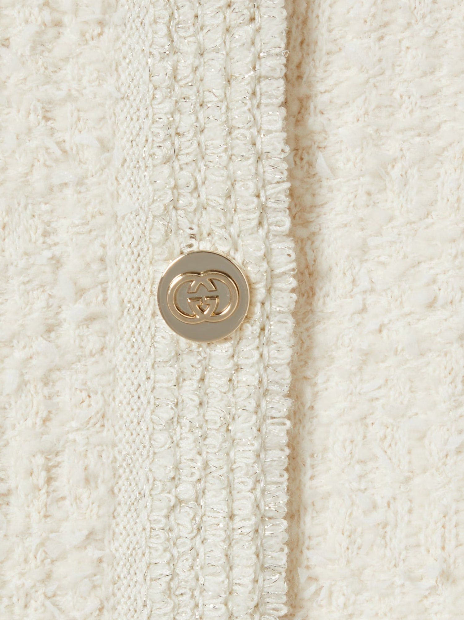 Gucci Wool And Cotton Blend Cardigan Size M / US 6-8 / IT 42-44 - 3 Thumbnail