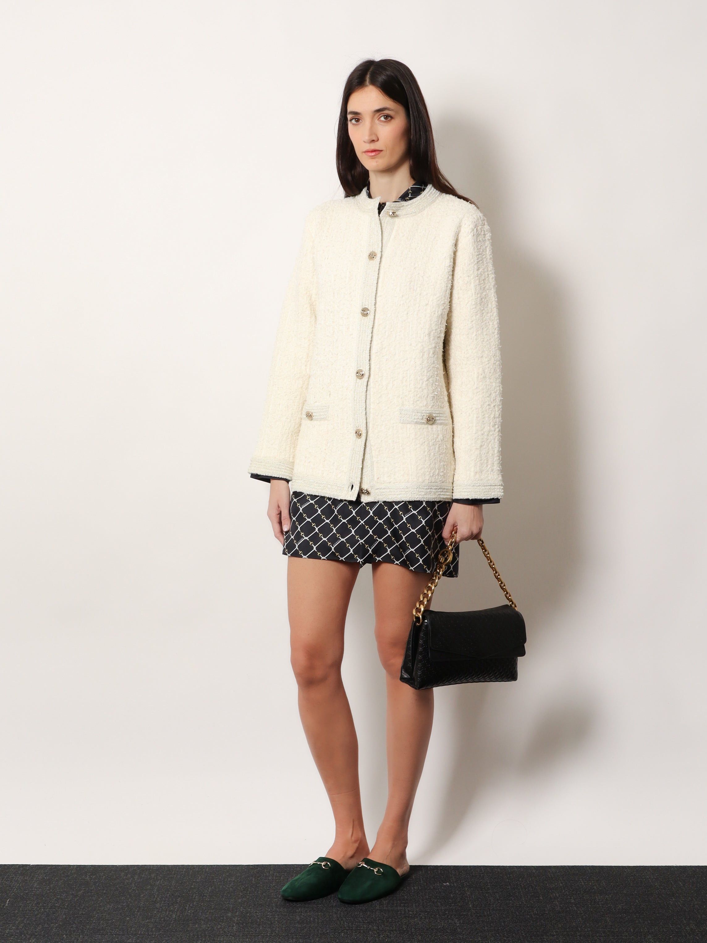 Gucci Wool And Cotton Blend Cardigan Size S / US 4 / IT 40 - 4 Thumbnail