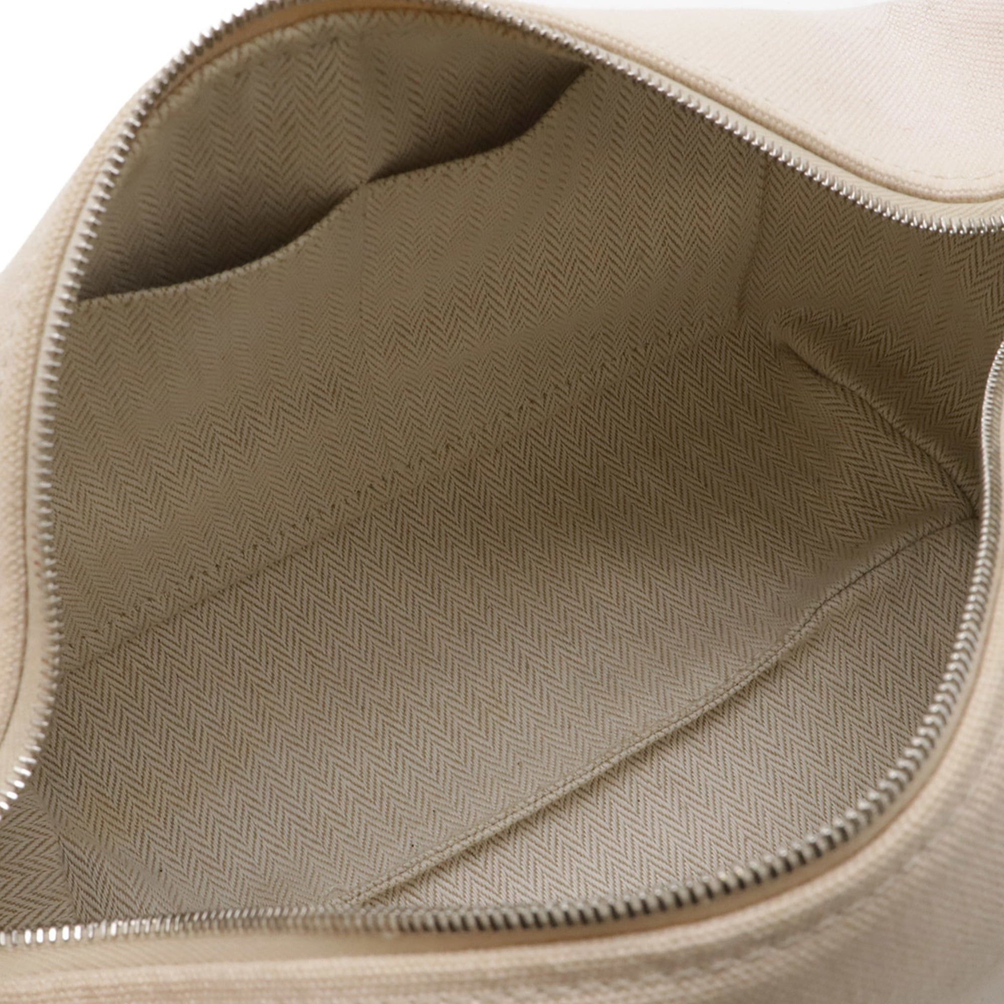 Hermes HERMES Bride à Black PM Bathroom Pouch/Handbag, Canvas, Natural Beige, H104223M Size ONE SIZE - 8 Thumbnail