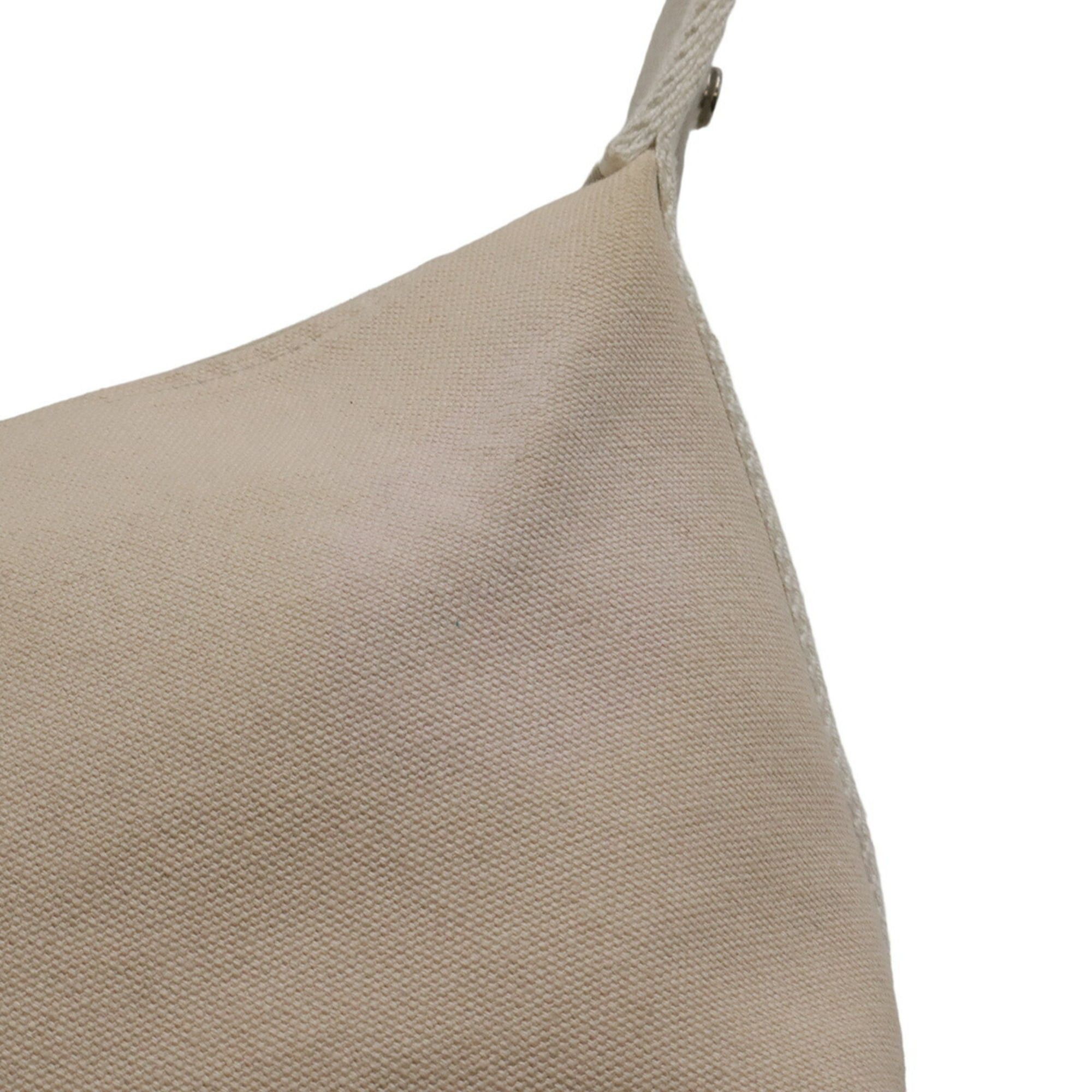 Hermes HERMES Bride à Black PM Bathroom Pouch/Handbag, Canvas, Natural Beige, H104223M Size ONE SIZE - 7 Thumbnail