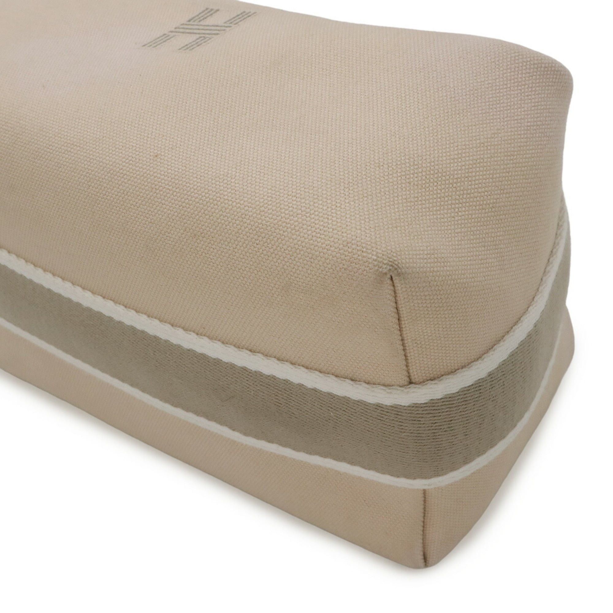 Hermes HERMES Bride à Black PM Bathroom Pouch/Handbag, Canvas, Natural Beige, H104223M Size ONE SIZE - 4 Thumbnail