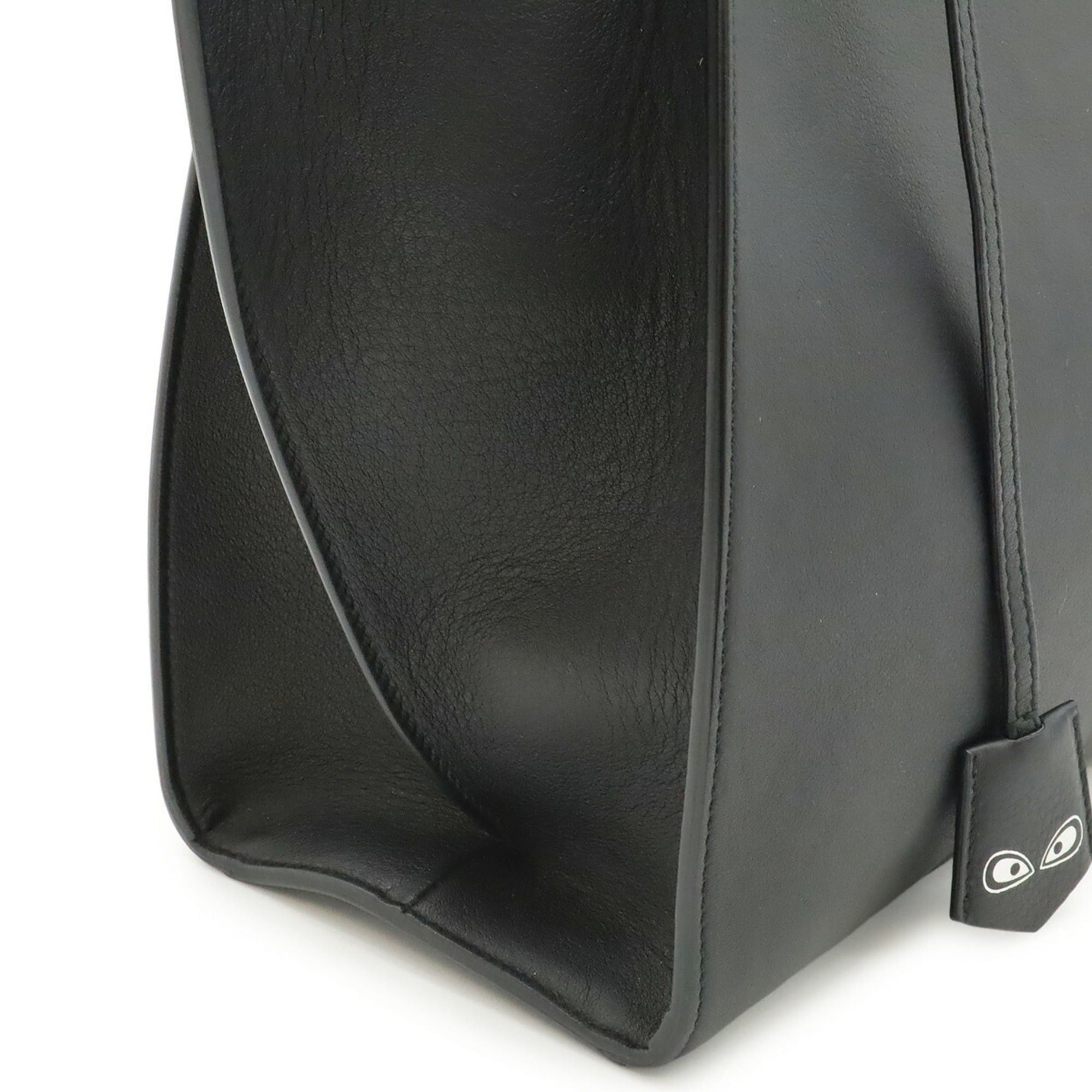 Fendi FENDI Trois Jours handbag/shoulder bag, leather, black, 8BH279 Size ONE SIZE - 9 Thumbnail