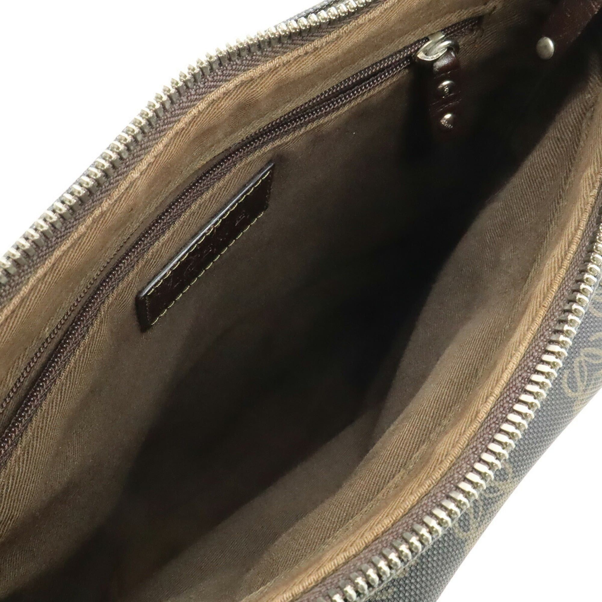 Loewe LOEWE Anagram Shoulder Bag, Leather, Black, Dark Brown Size ONE SIZE - 6 Thumbnail