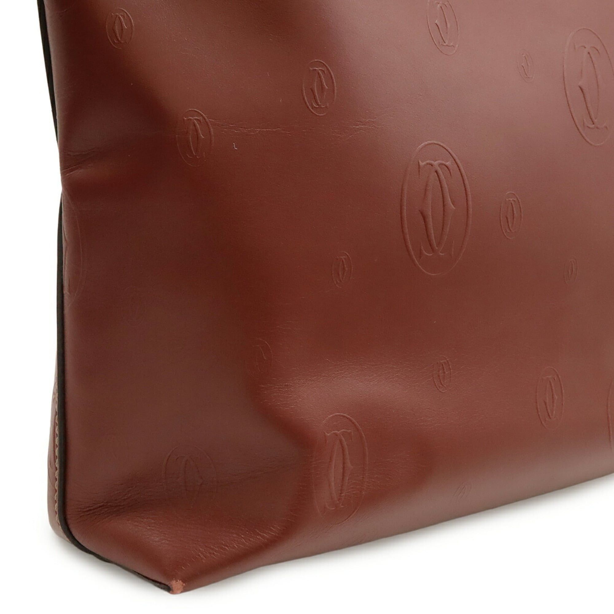 Cartier Cartier Happy Birthday CC Tote Bag Shoulder Leather Bordeaux Size ONE SIZE - 7 Thumbnail