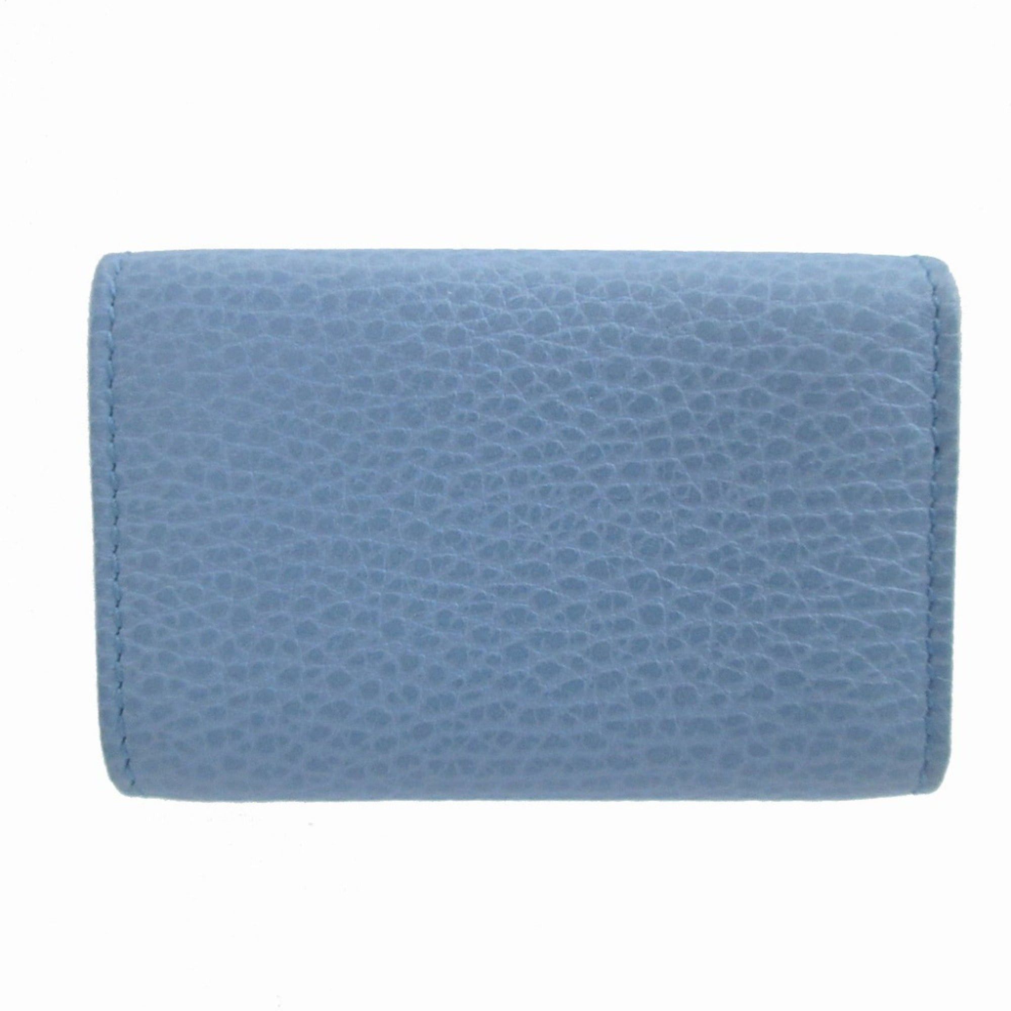 Gucci Like New Gucci Swing 354499 Leather Light Blue 6-Key Case 0074GUCCI Size ONE SIZE - 3 Thumbnail