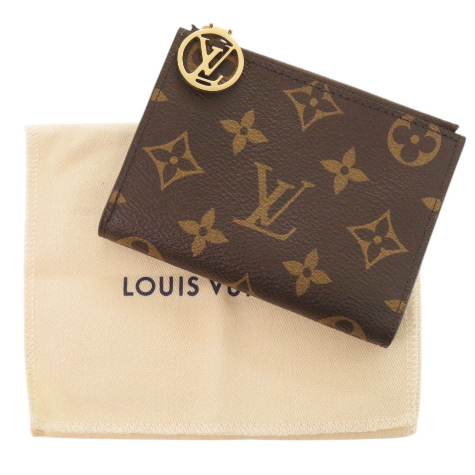 Louis Vuitton Like New Louis Vuitton Portefeuille Lisa Blue Olympe Monogram M83605 Bi-fold Wallet LV 0330LOUIS VUITTON Size ONE SIZE - 2 Thumbnail