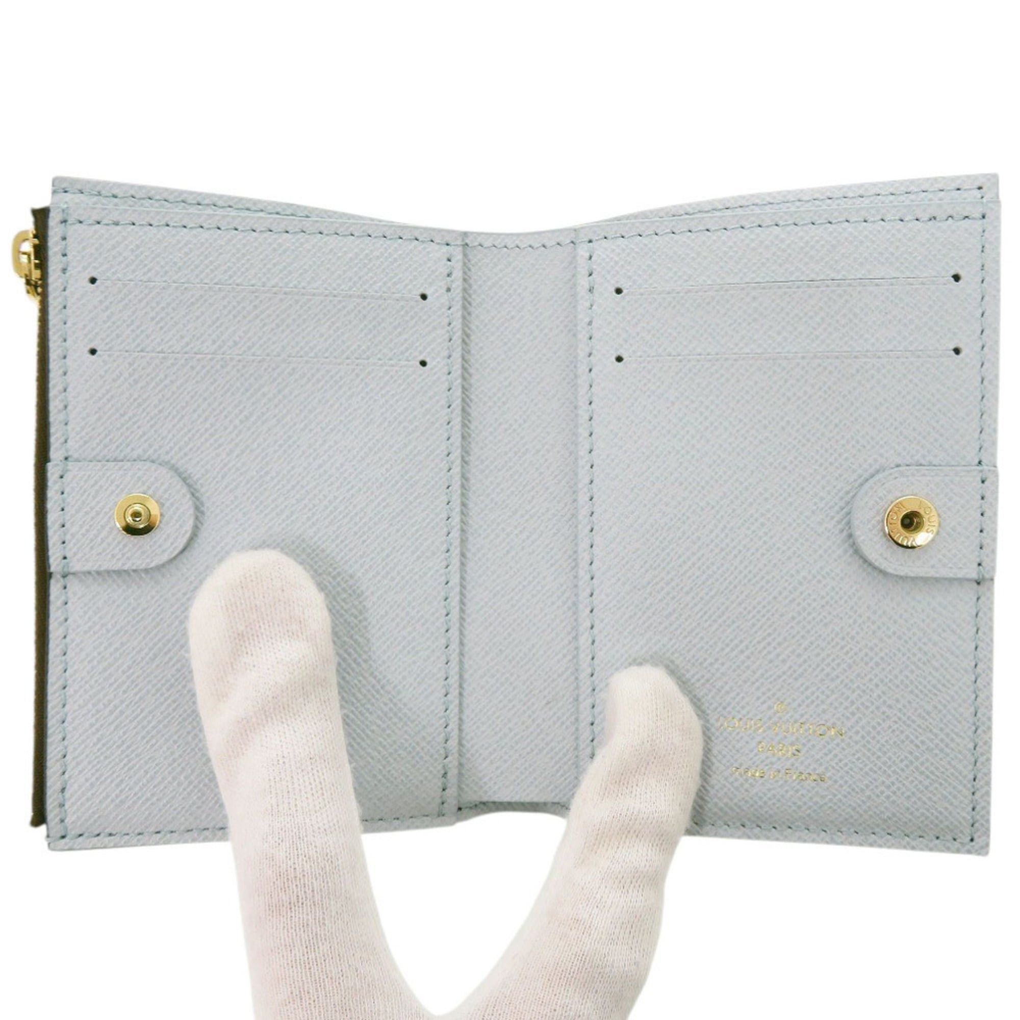 Louis Vuitton Like New Louis Vuitton Portefeuille Lisa Blue Olympe Monogram M83605 Bi-fold Wallet LV 0330LOUIS VUITTON Size ONE SIZE - 5 Thumbnail