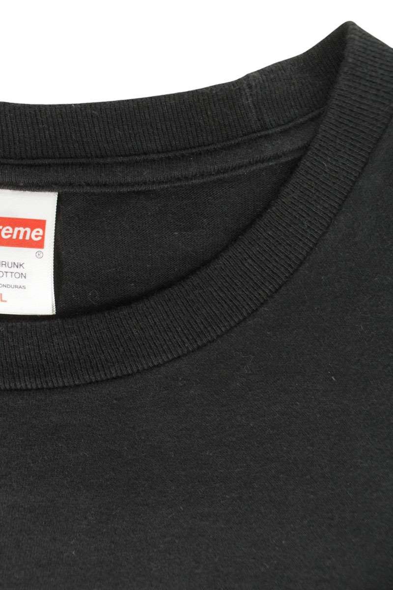 Supreme 25SS Bear Tee Print T-Shirt Black Size XL