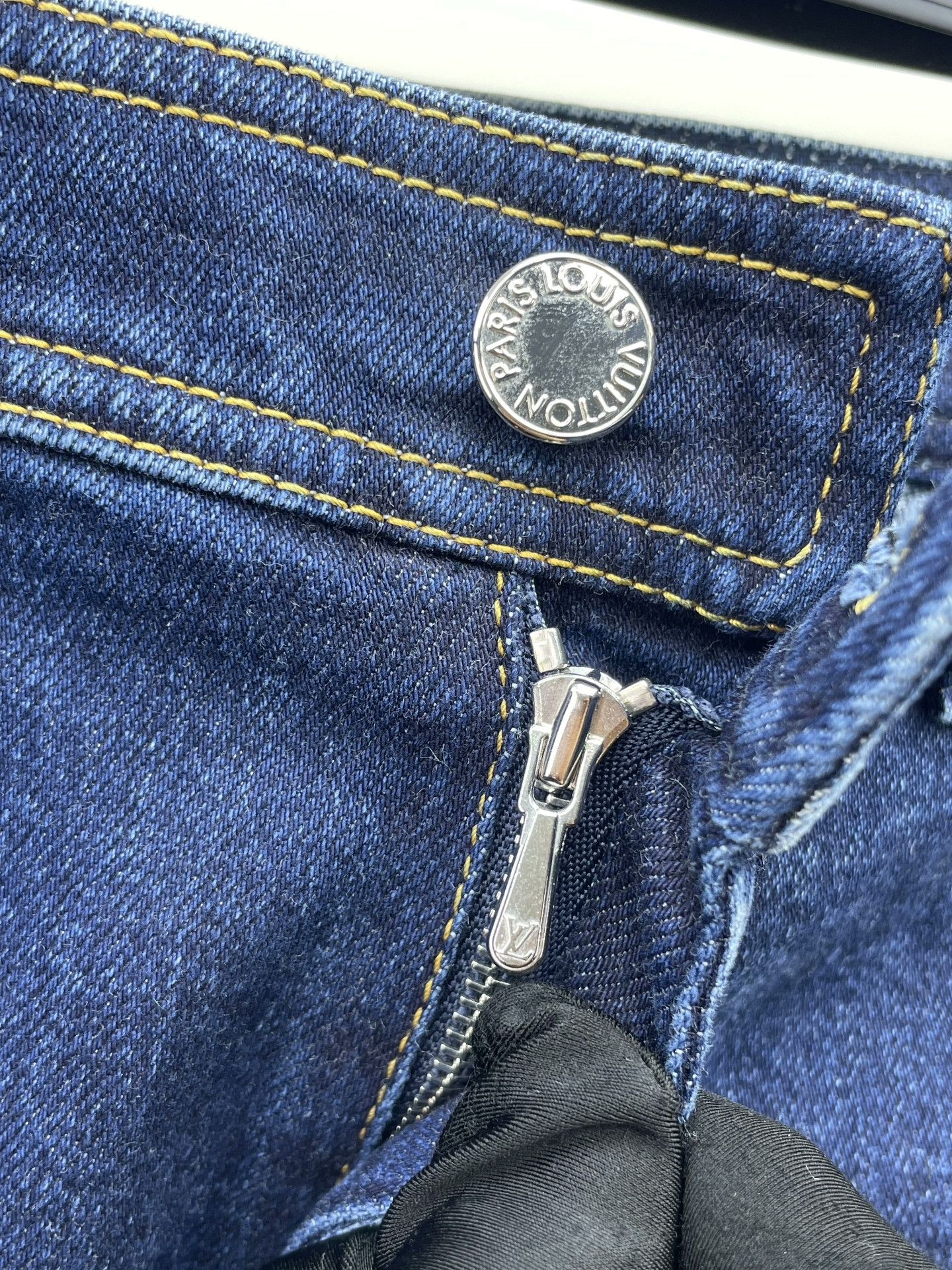 Louis Vuitton LV Blue Denim Skinny Pants Size 36" / US 14 / IT 50 - 5 Thumbnail