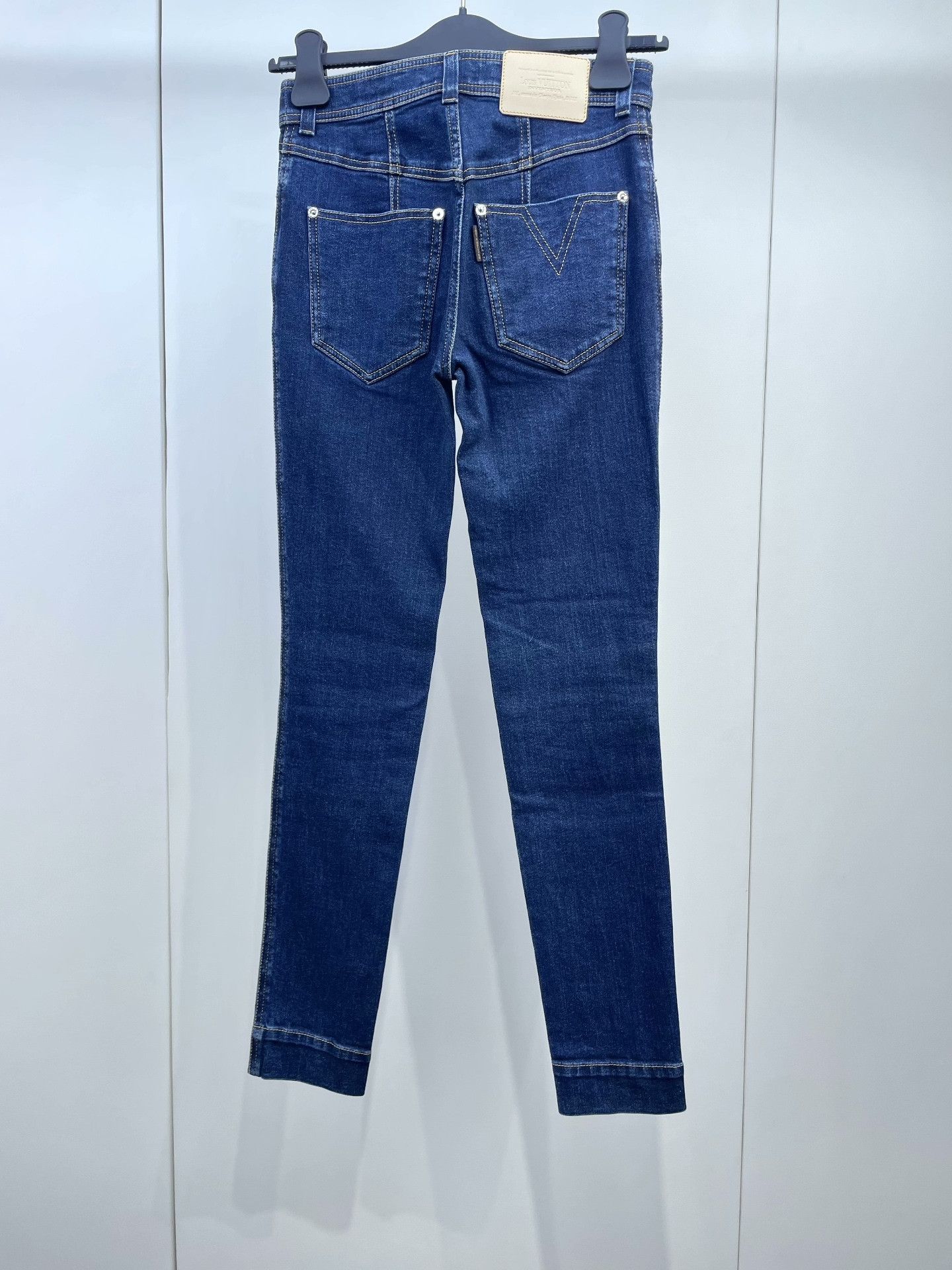 Louis Vuitton LV Blue Denim Skinny Pants Size 36" / US 14 / IT 50 - 2 Thumbnail