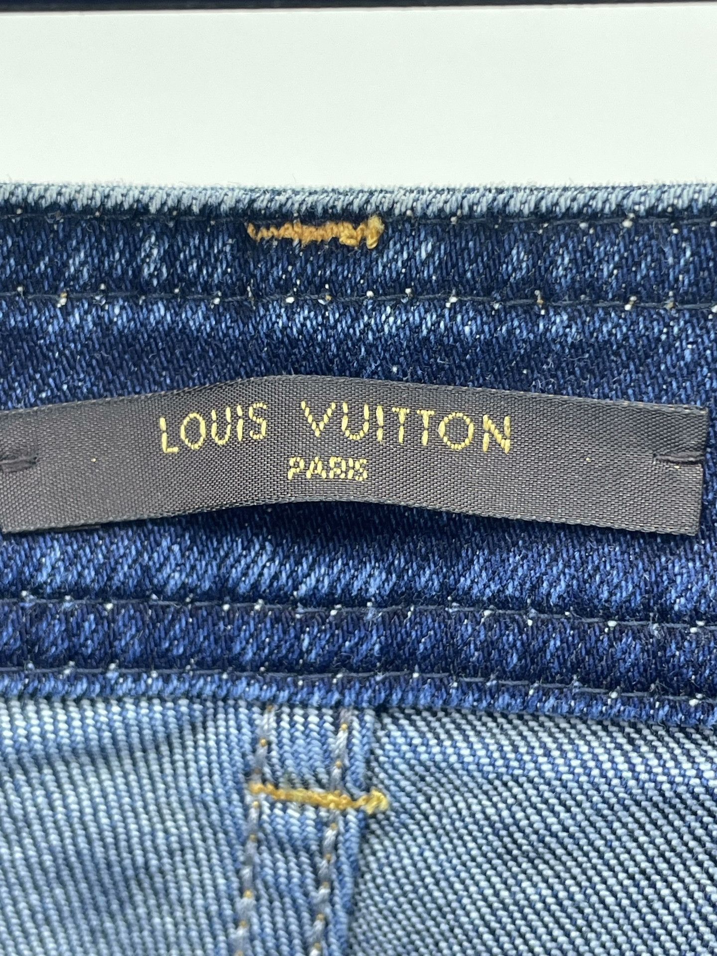 Louis Vuitton LV Blue Denim Skinny Pants Size 36" / US 14 / IT 50 - 6 Thumbnail