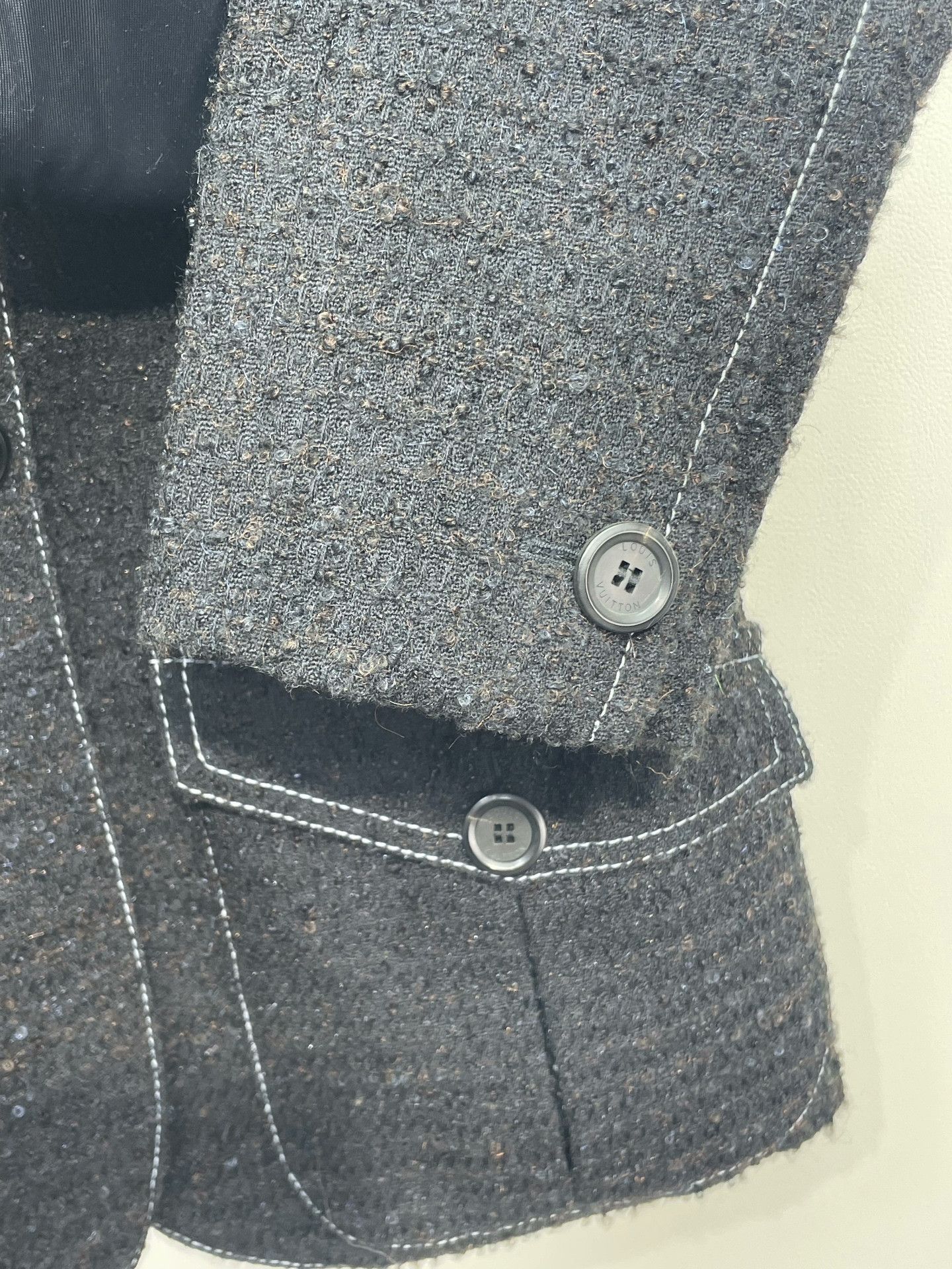Louis Vuitton LV Tweed Jacket Size XS / US 0-2 / IT 36-38 - 4 Thumbnail