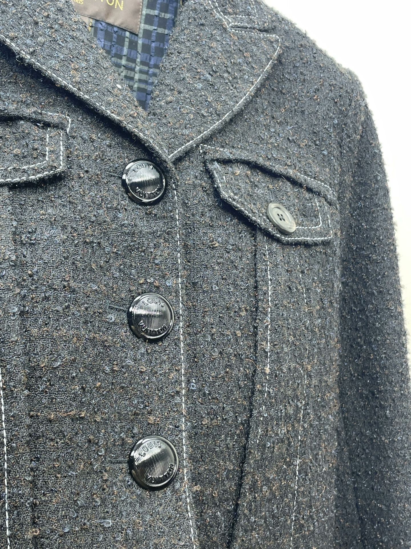Louis Vuitton LV Tweed Jacket Size XS / US 0-2 / IT 36-38 - 3 Thumbnail