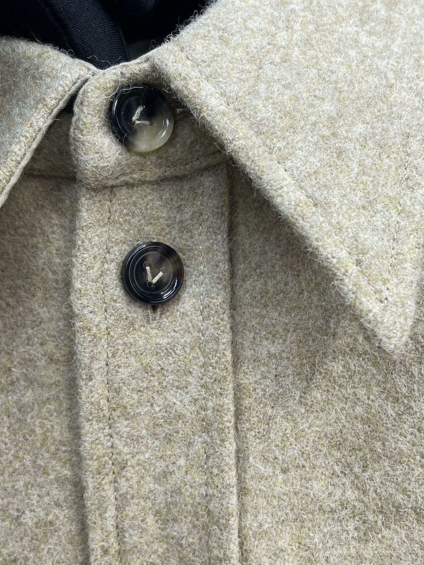 Bottega Veneta BV Shirt-Style Wool Coat Size S / US 4 / IT 40 - 4 Thumbnail