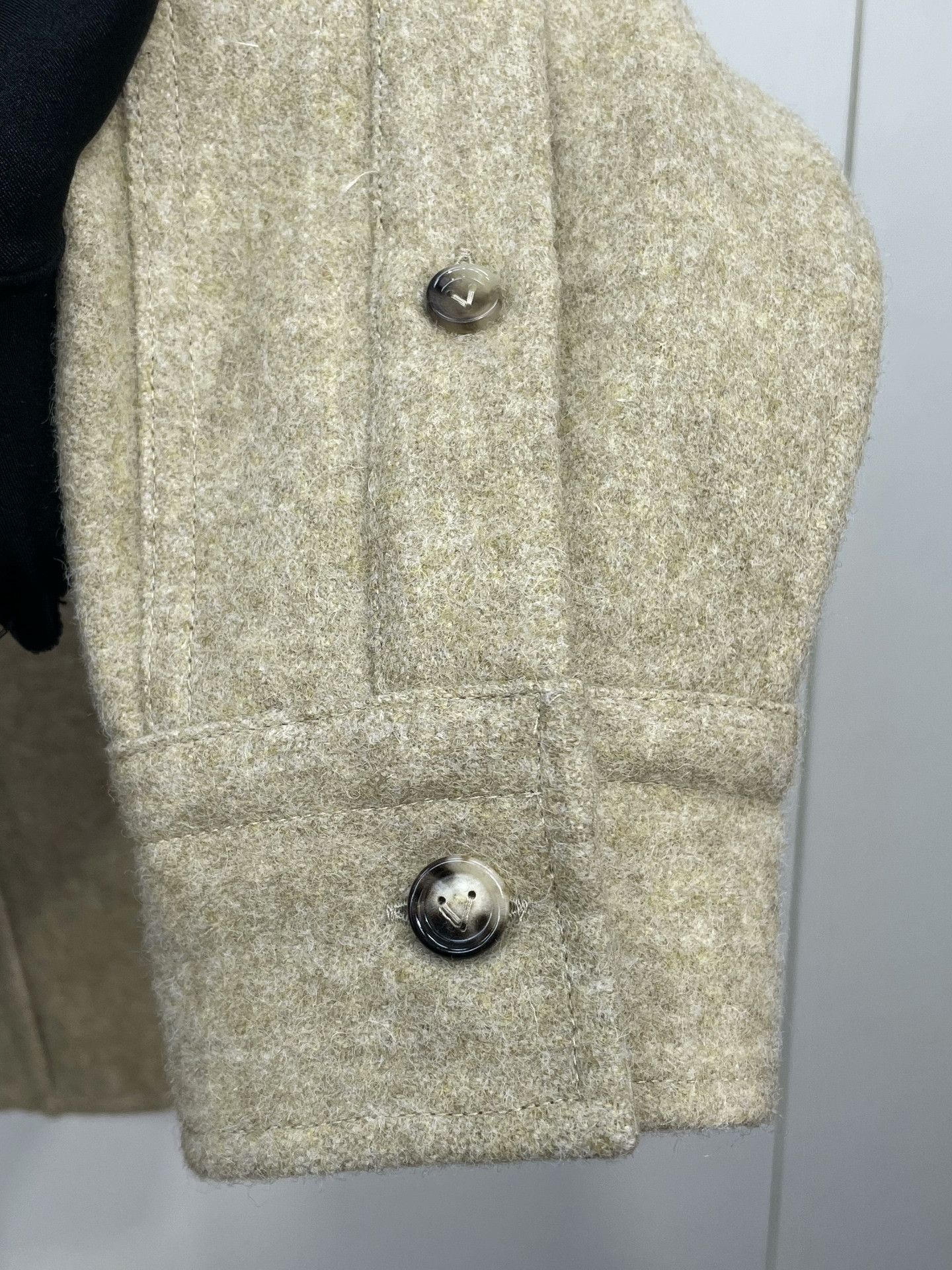 Bottega Veneta BV Shirt-Style Wool Coat Size S / US 4 / IT 40 - 6 Thumbnail