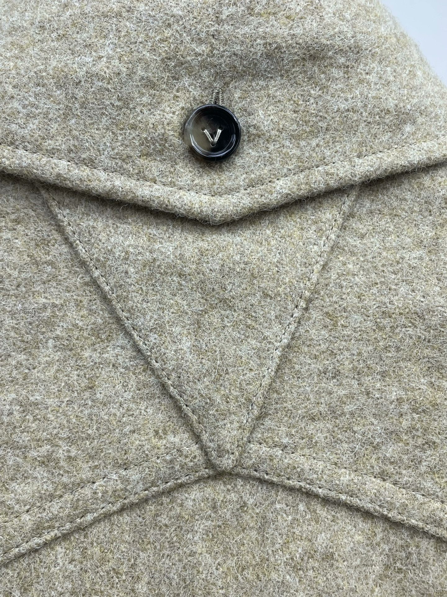 Bottega Veneta BV Shirt-Style Wool Coat Size S / US 4 / IT 40 - 3 Thumbnail