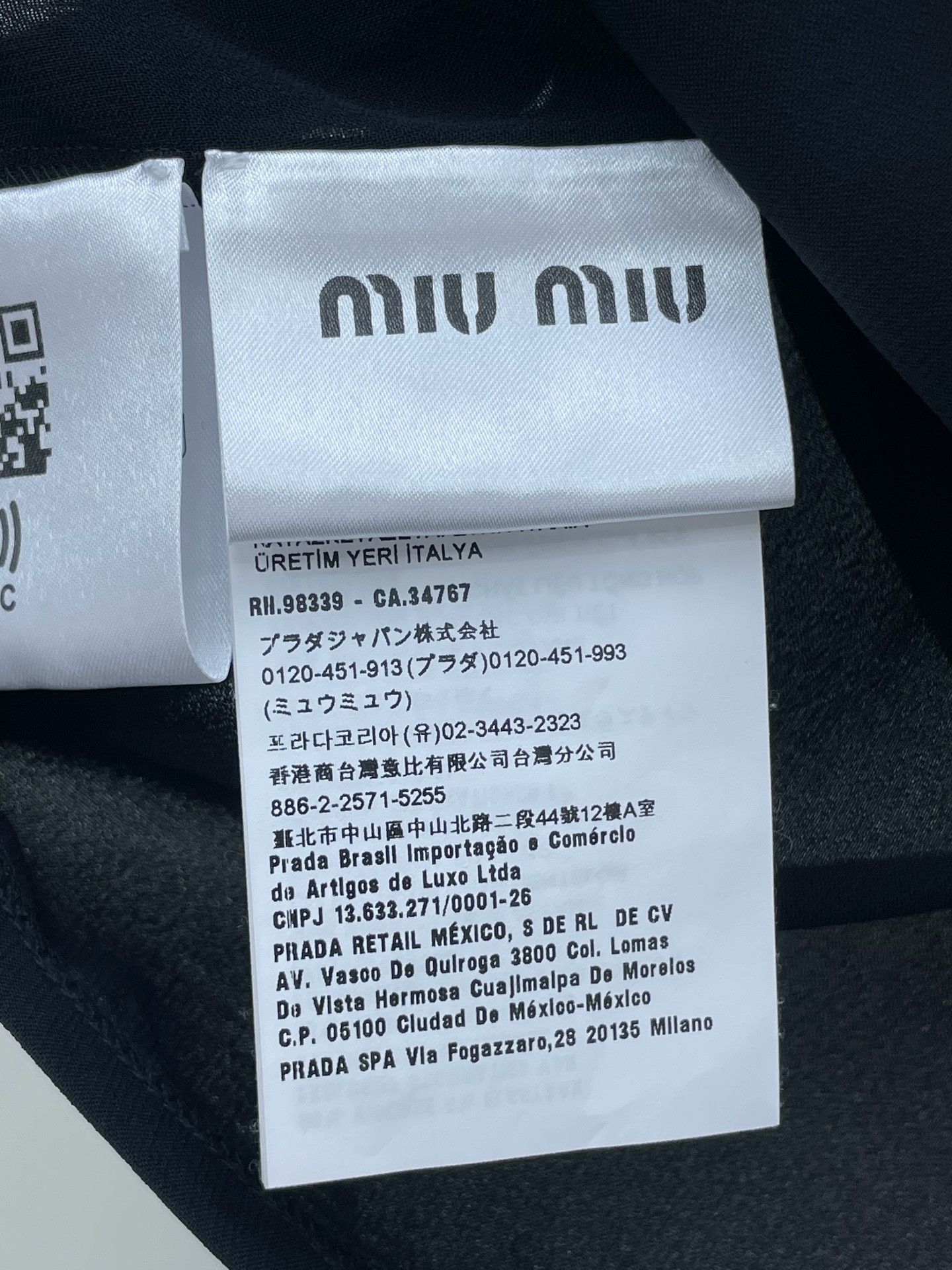 Miu Miu Miumiu Black Sequin Logo High Neck Top Size XS / US 0-2 / IT 36-38 - 3 Thumbnail