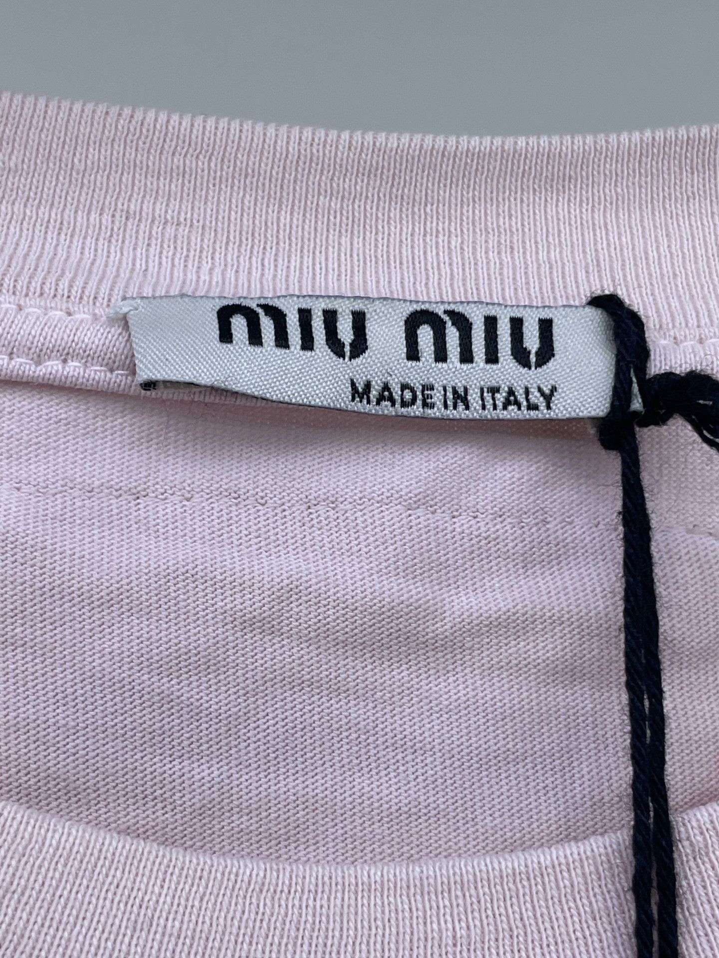 Miu Miu Miu Miu Pink Rhinestone Short-Sleeve T-Shirt Size XS / US 0-2 / IT 36-38 - 5 Thumbnail