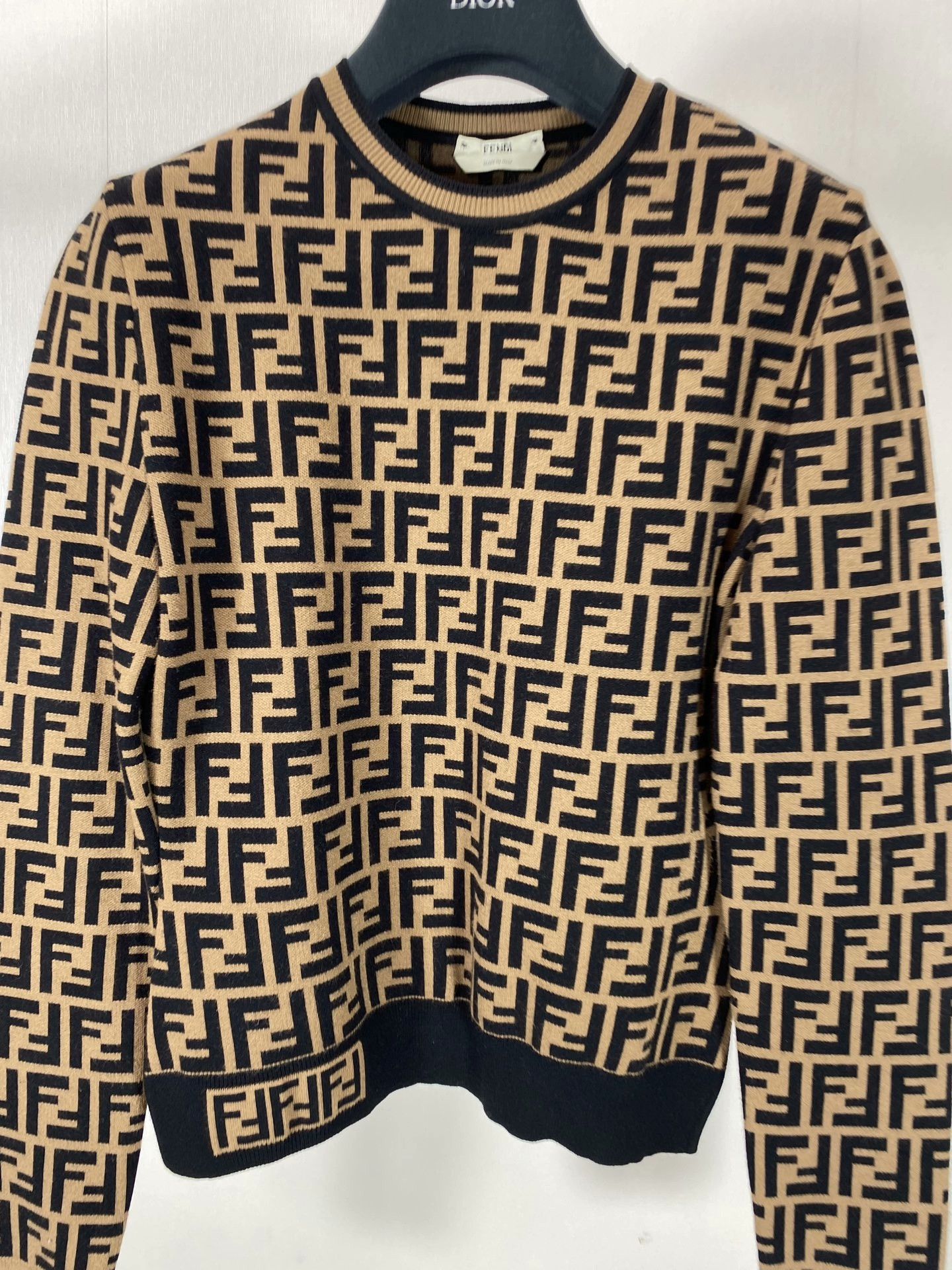 Fendi Fendi Monogram Knit Pullover Size S / US 4 / IT 40 - 2 Thumbnail