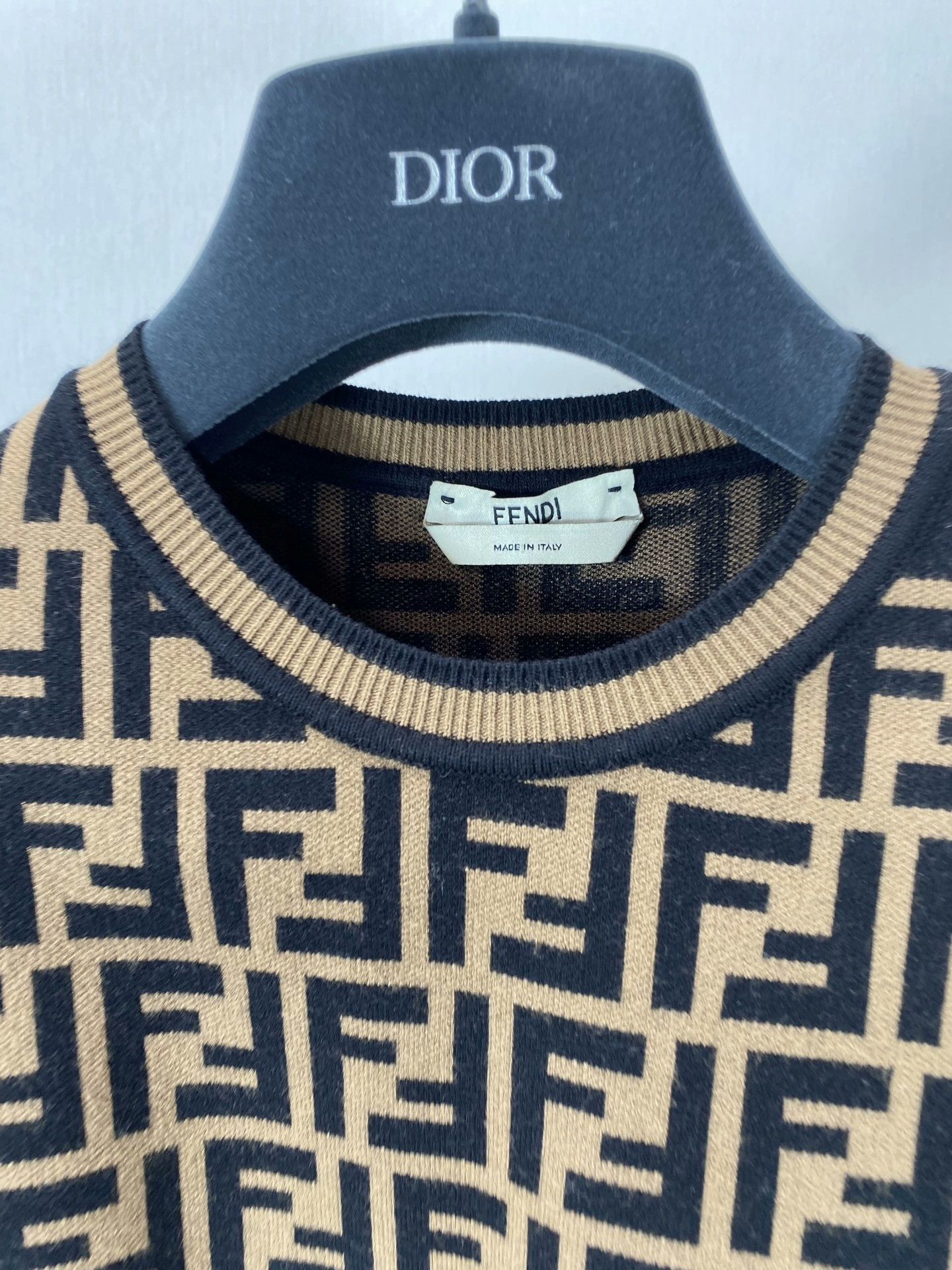 Fendi Fendi Monogram Knit Pullover Size S / US 4 / IT 40 - 3 Thumbnail