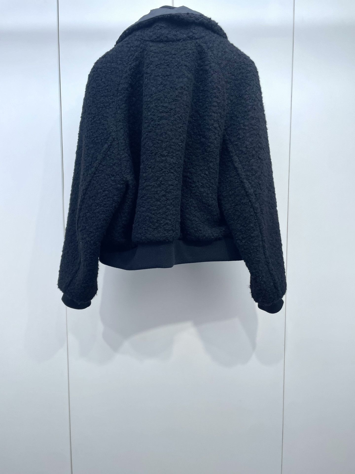 Hermes Hermes Black Lamb Wool Jacket Size S / US 4 / IT 40 - 2 Thumbnail
