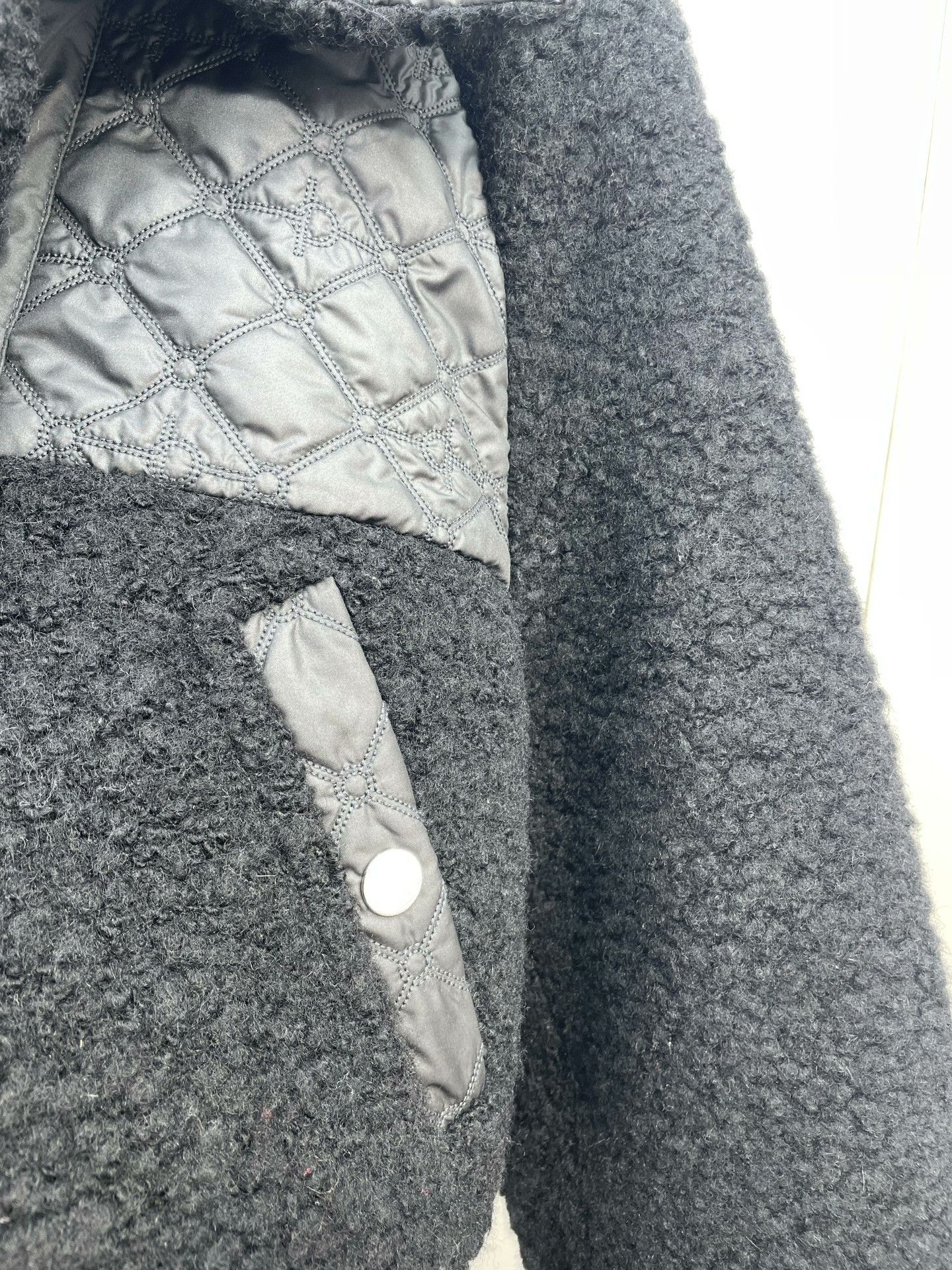 Hermes Hermes Black Lamb Wool Jacket Size S / US 4 / IT 40 - 3 Thumbnail