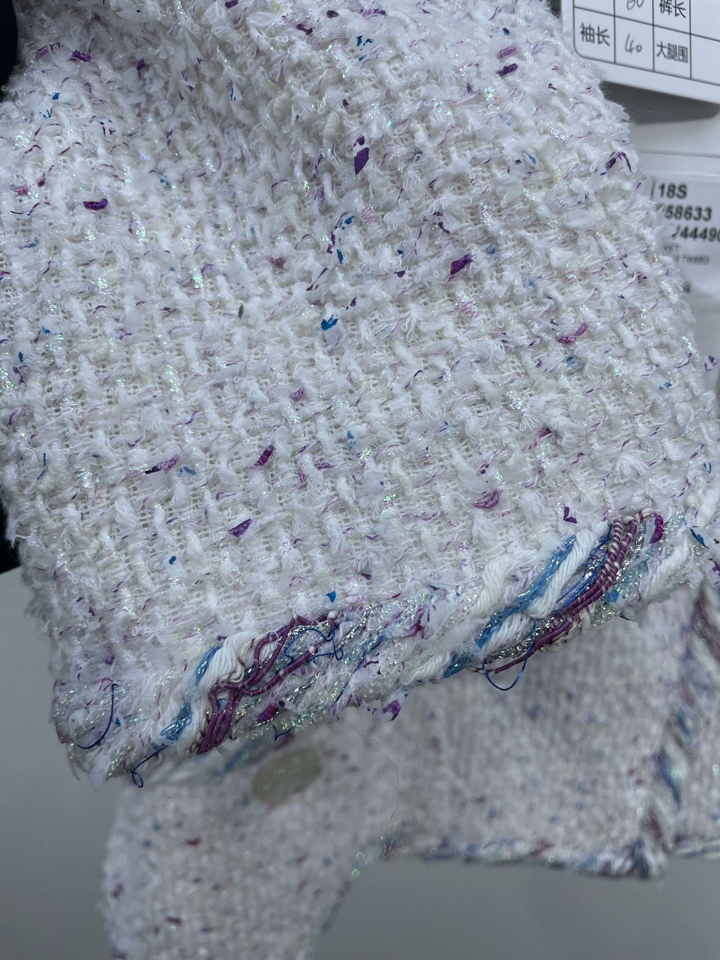 Chanel Chanel Colorful Tweed Collar Coat Size XXS / US 00 / IT 34 - 5 Thumbnail