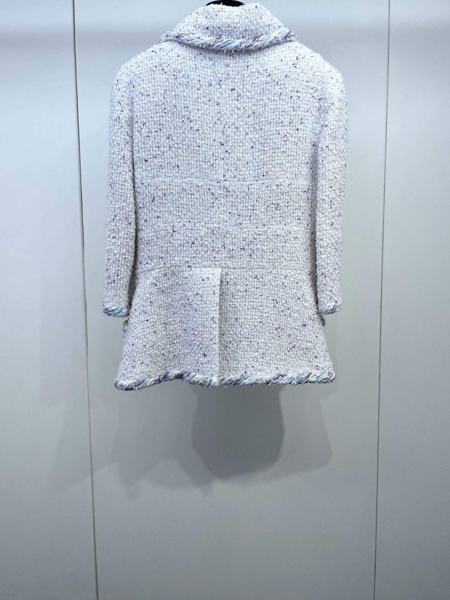Chanel Chanel Colorful Tweed Collar Coat Size XXS / US 00 / IT 34 - 2 Thumbnail