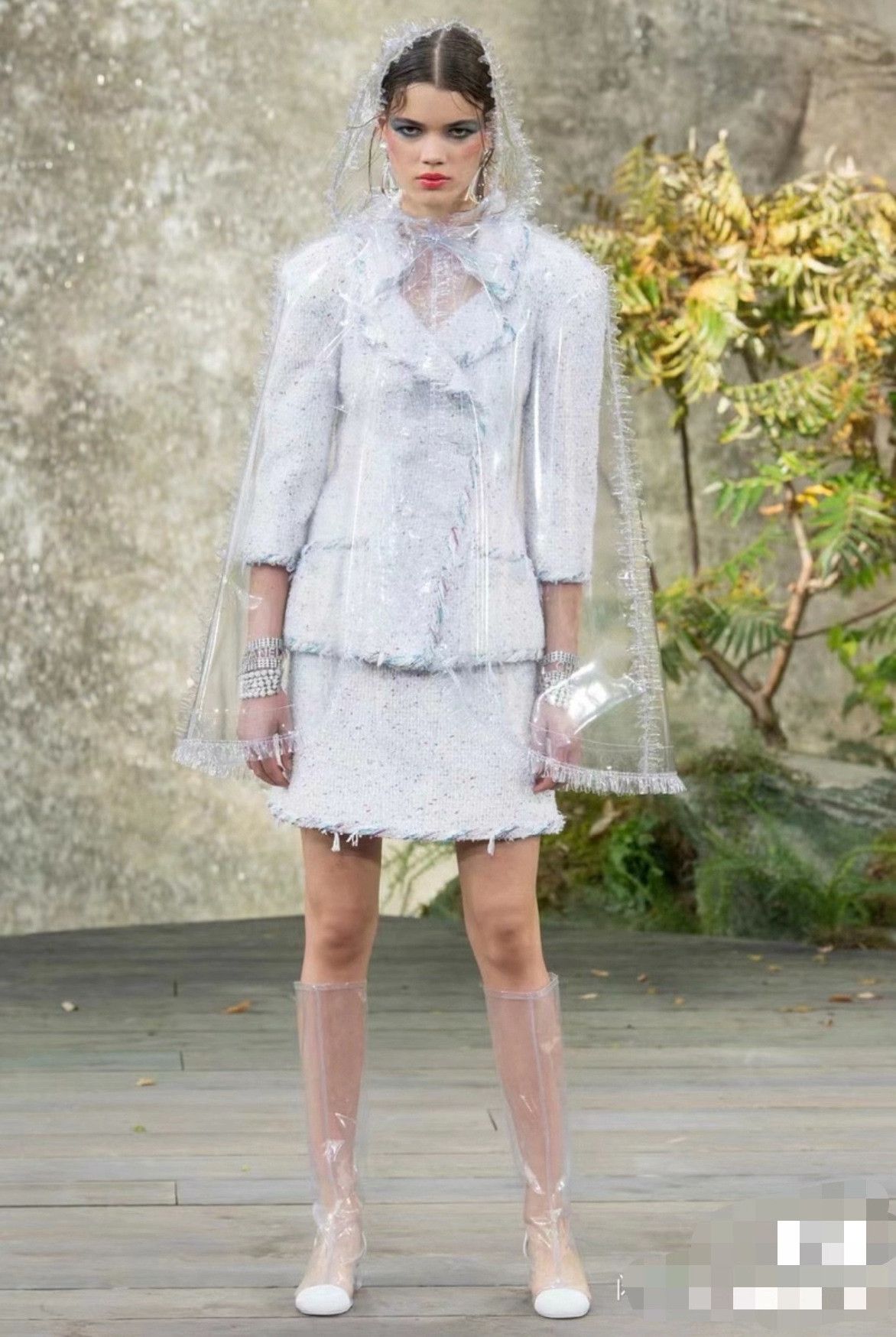 Chanel Chanel Colorful Tweed Collar Coat Size XXS / US 00 / IT 34 - 7 Thumbnail