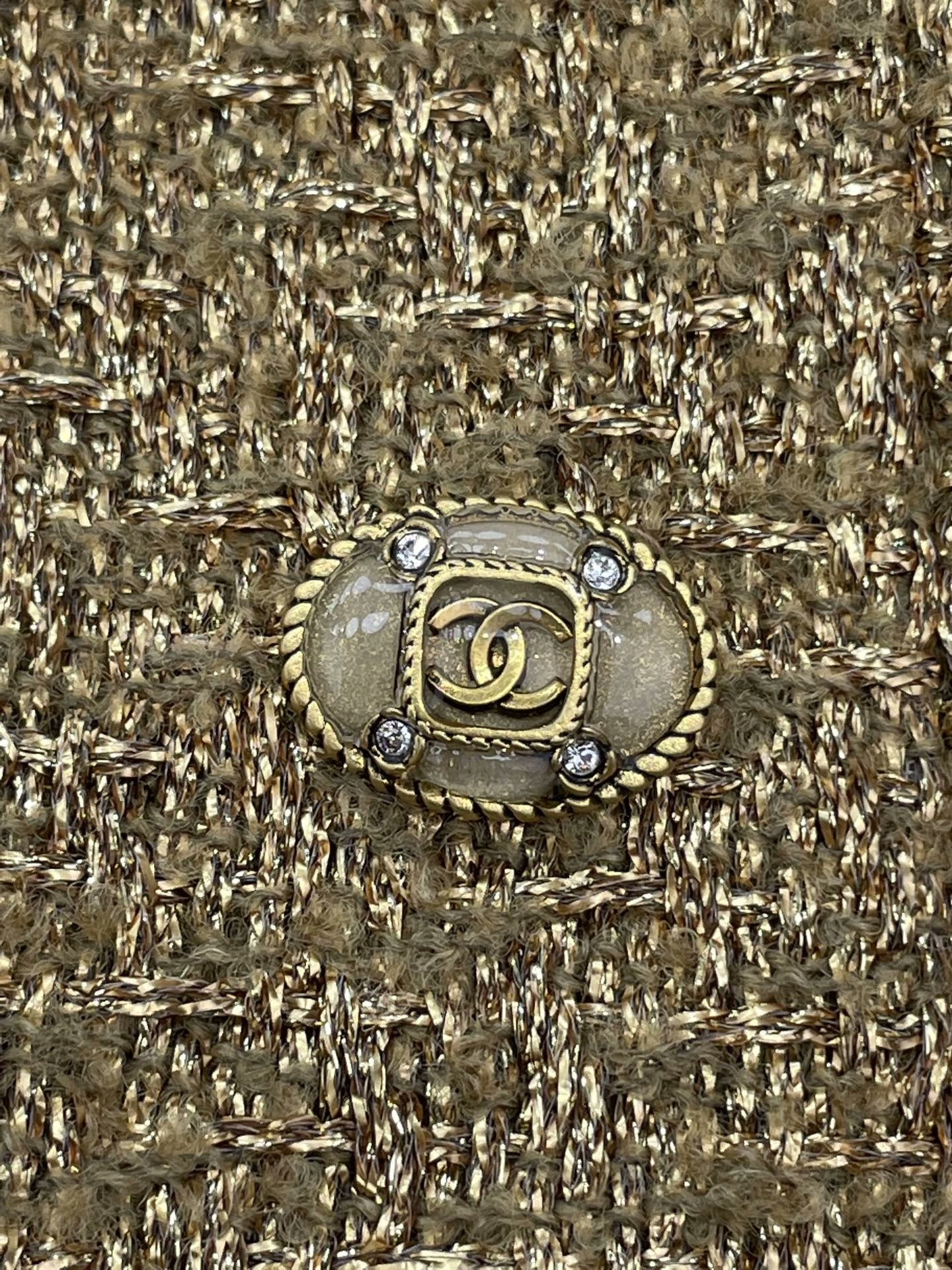 Chanel Chanel Egypt Collection Gold Lapel Coat Size XS / US 0-2 / IT 36-38 - 3 Thumbnail