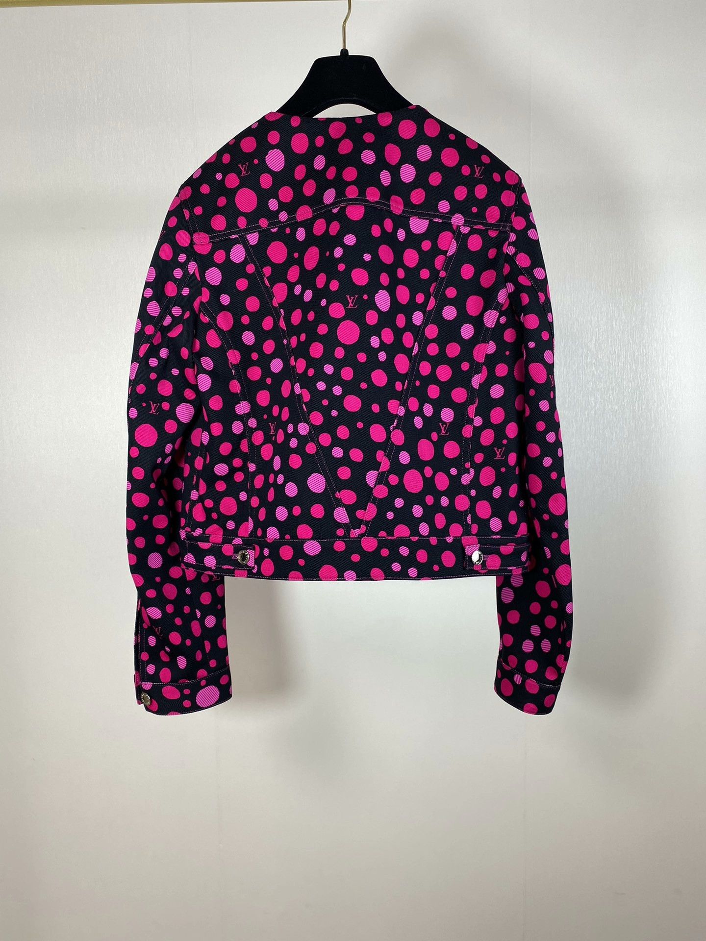 Louis Vuitton LV x Yayoi Kusama Polka Dot Denim Jacket Size S / US 4 / IT 40 - 2 Thumbnail