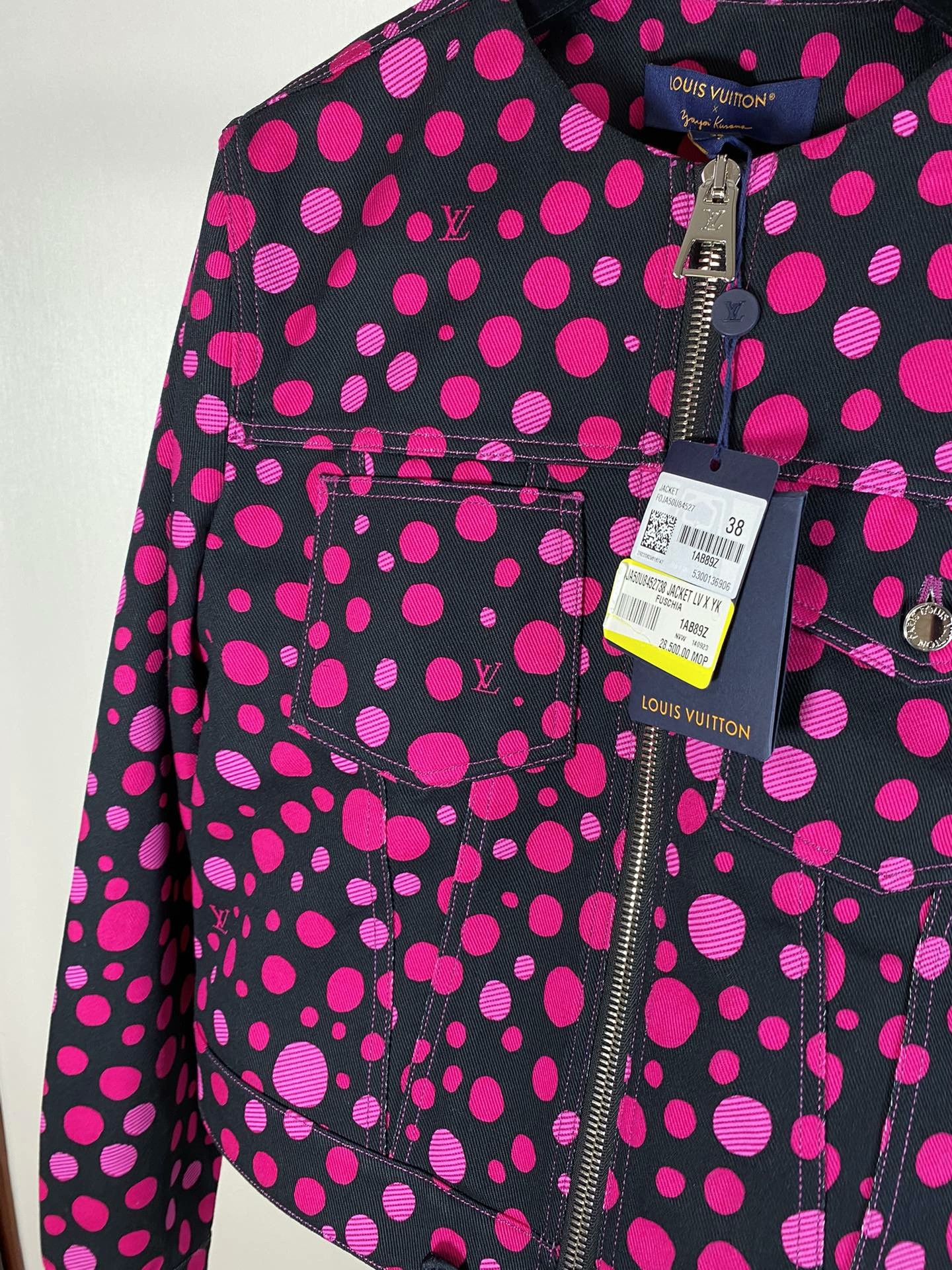 Louis Vuitton LV x Yayoi Kusama Polka Dot Denim Jacket Size S / US 4 / IT 40 - 3 Thumbnail