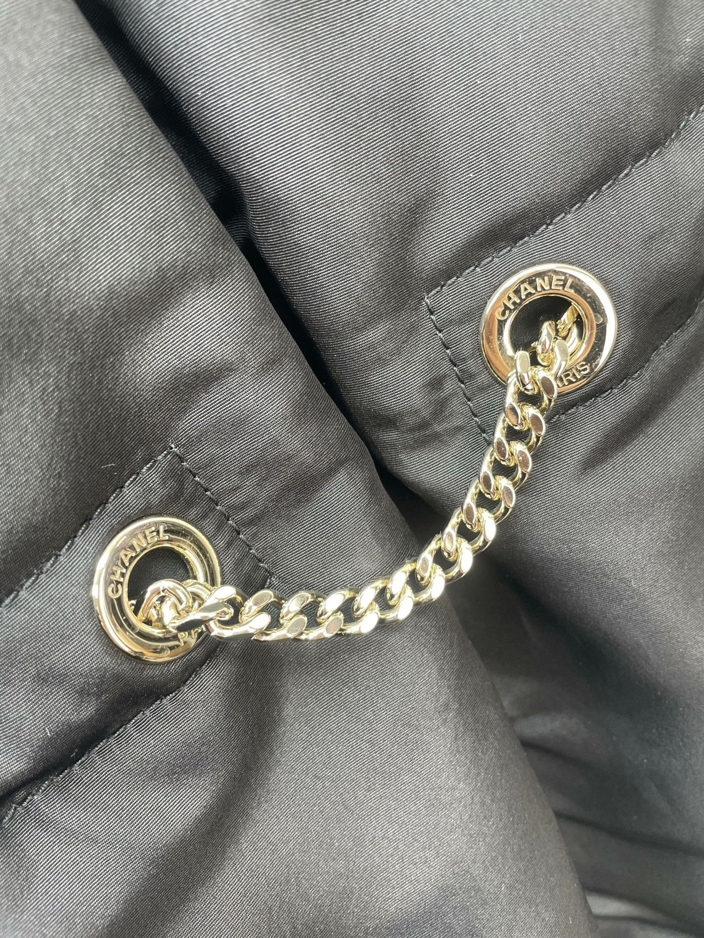 Chanel Chanel Naval Collar Metal Drawstring Trench Coat Size XXS / US 00 / IT 34 - 3 Thumbnail
