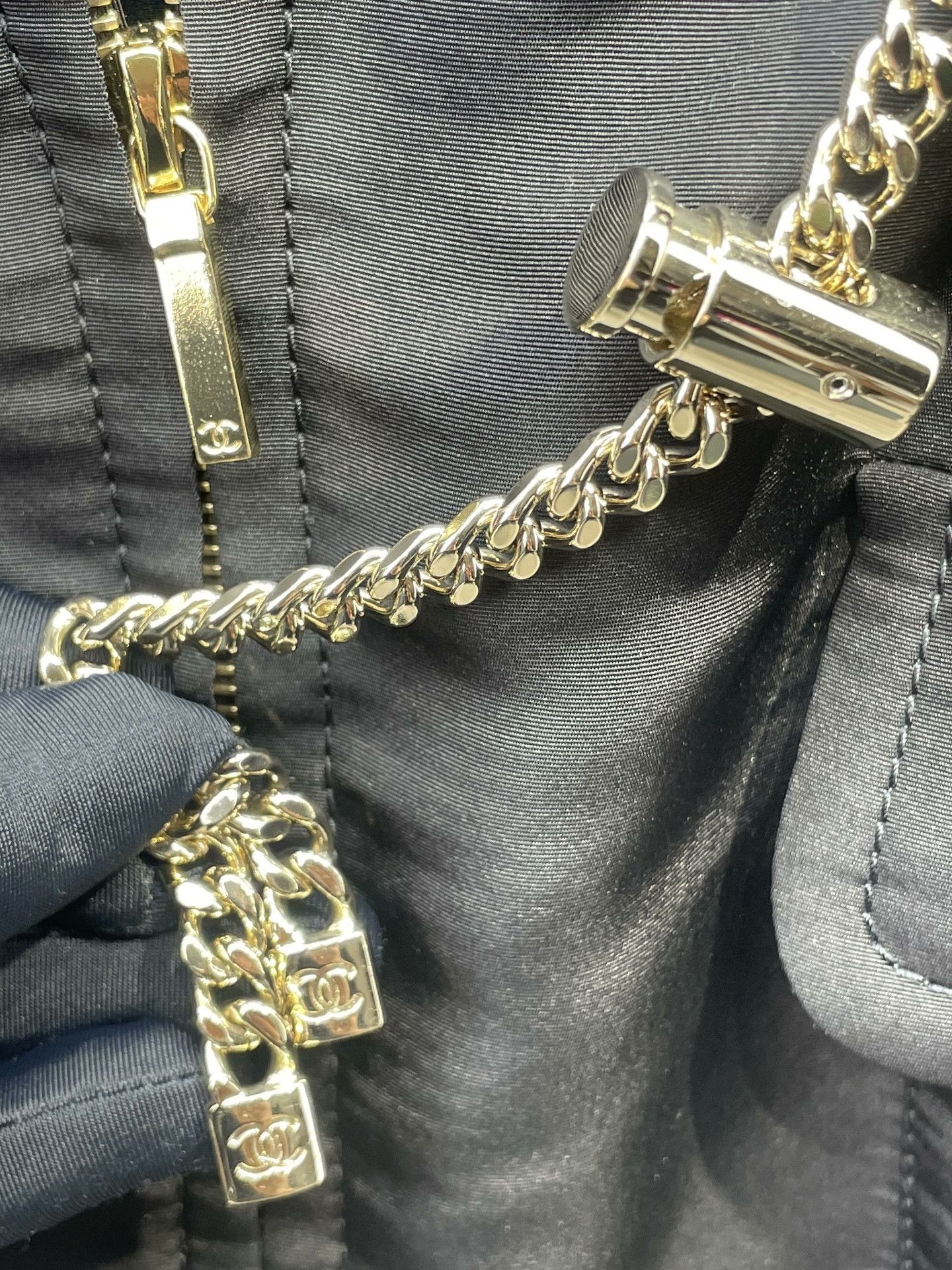 Chanel Chanel Naval Collar Metal Drawstring Trench Coat Size XXS / US 00 / IT 34 - 4 Thumbnail