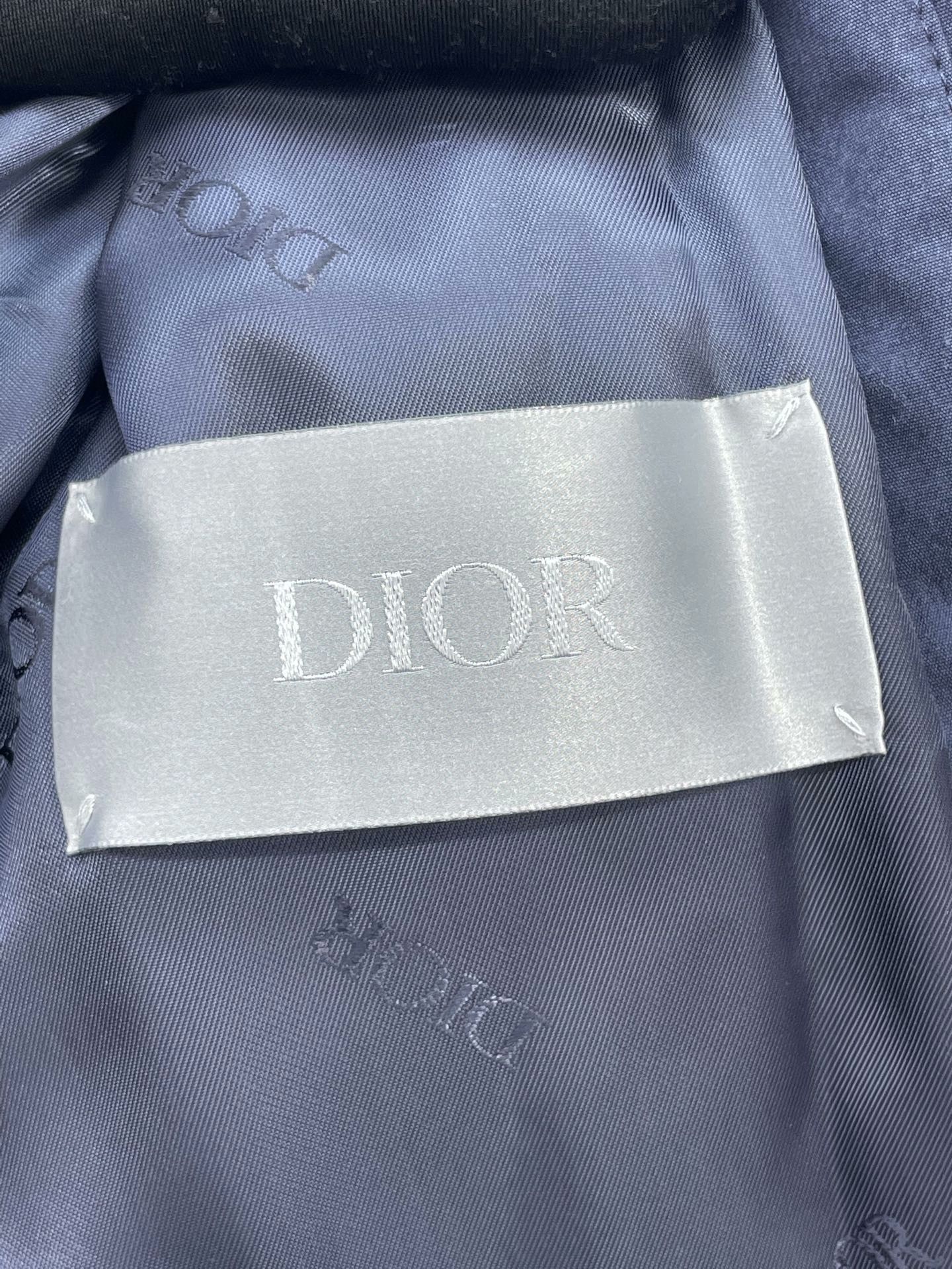 Dior Dior 2025 Navy Flight Zip Jacket Size US M / EU 48-50 / 2 - 6 Thumbnail