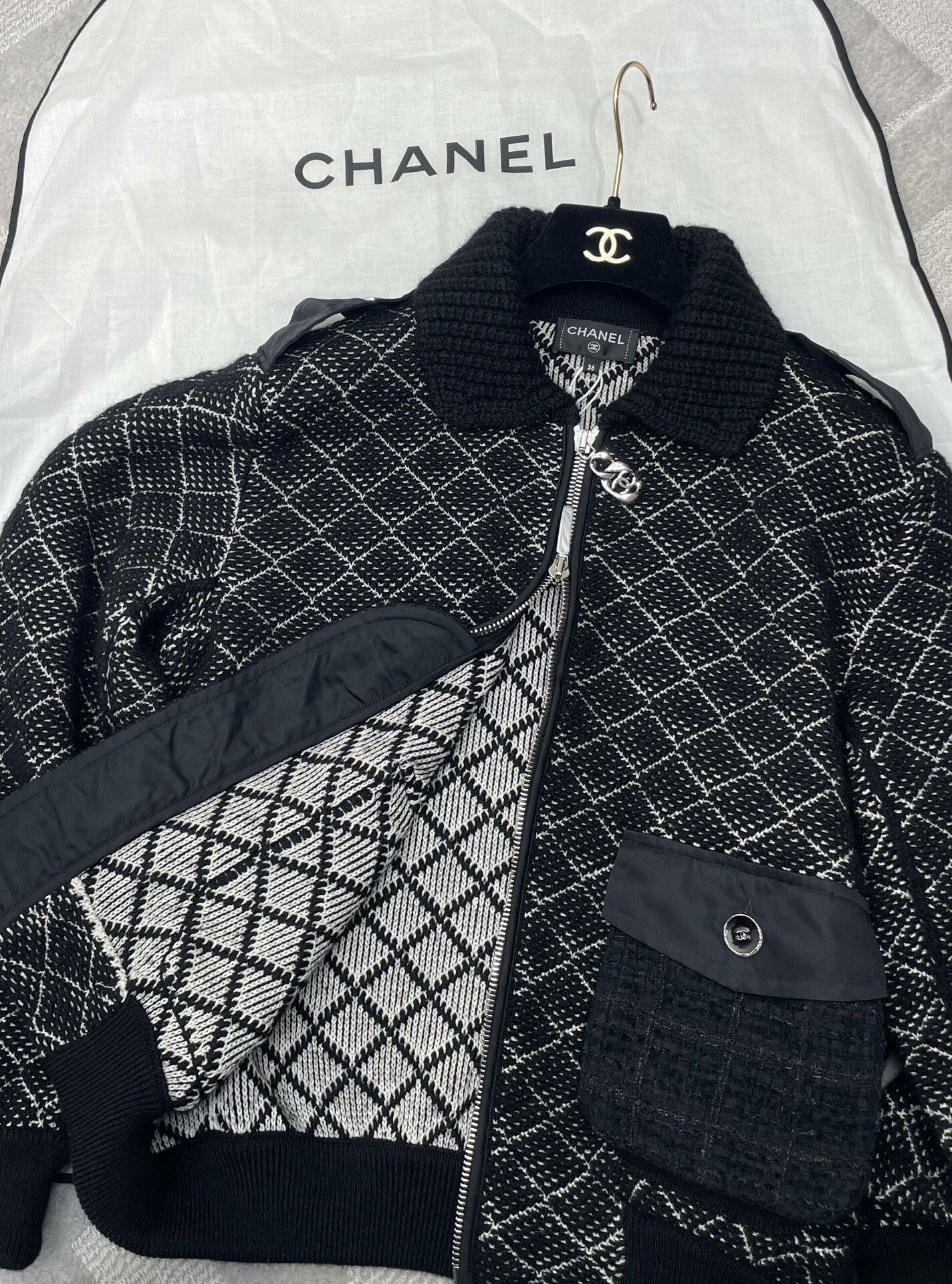 Chanel Chanel 25B Quilted Knit Jacket Size XS / US 0-2 / IT 36-38 - 6 Thumbnail