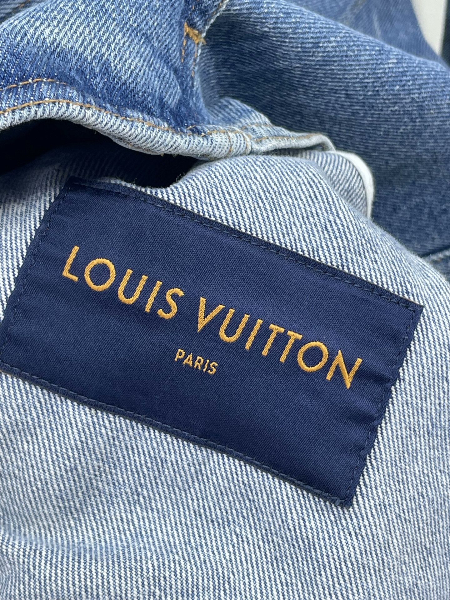 Louis Vuitton LV Gradient All-over Print Denim Jacket Size US M / EU 48-50 / 2 - 7 Thumbnail