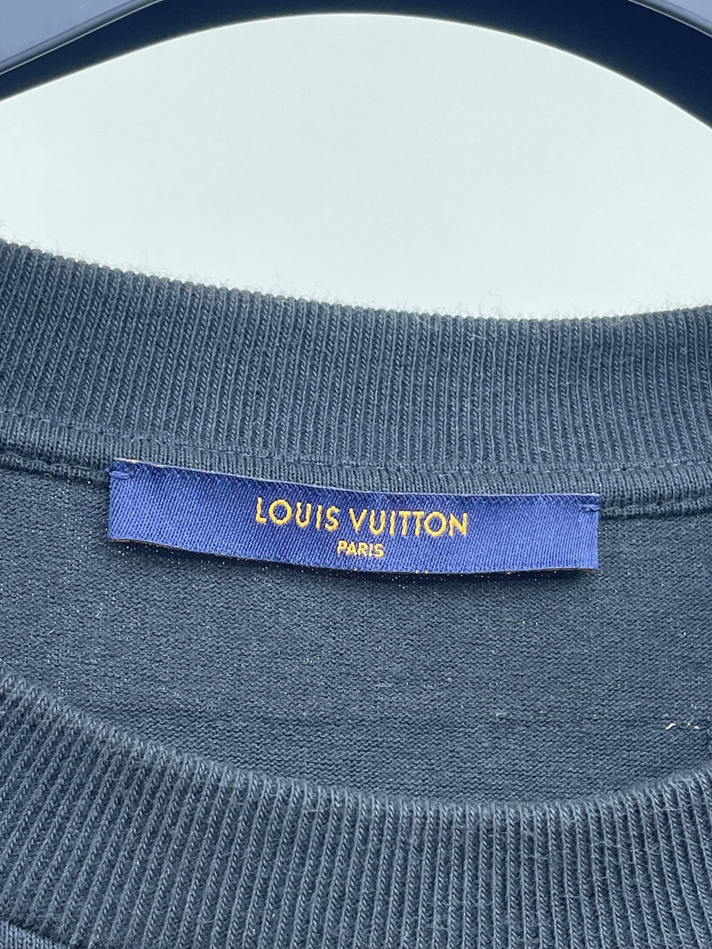 Louis Vuitton LV Black Hollow Pocket Logo T-Shirt Size US XL / EU 56 / 4 - 5 Thumbnail